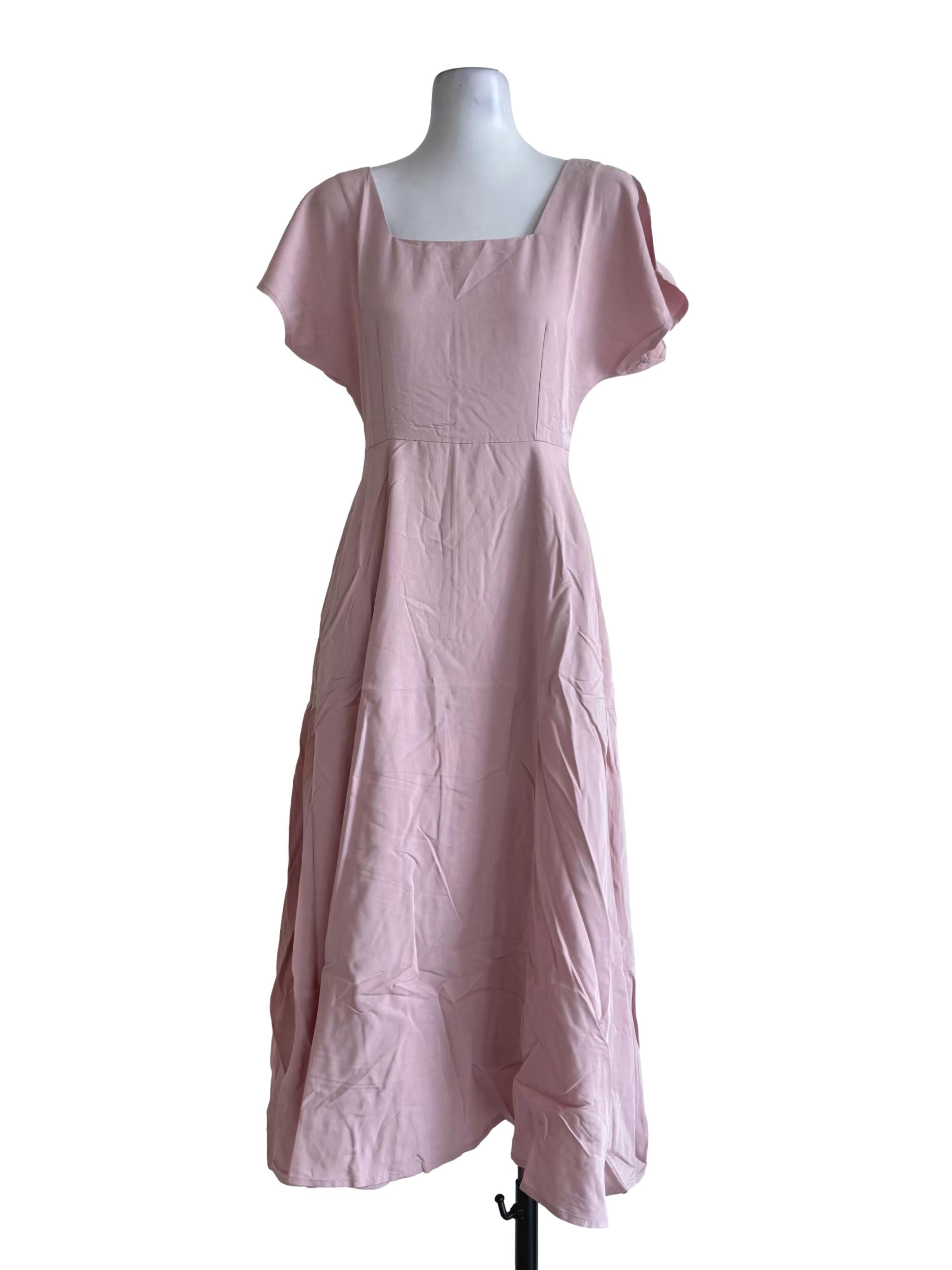 Rose Pink Empire Dress
