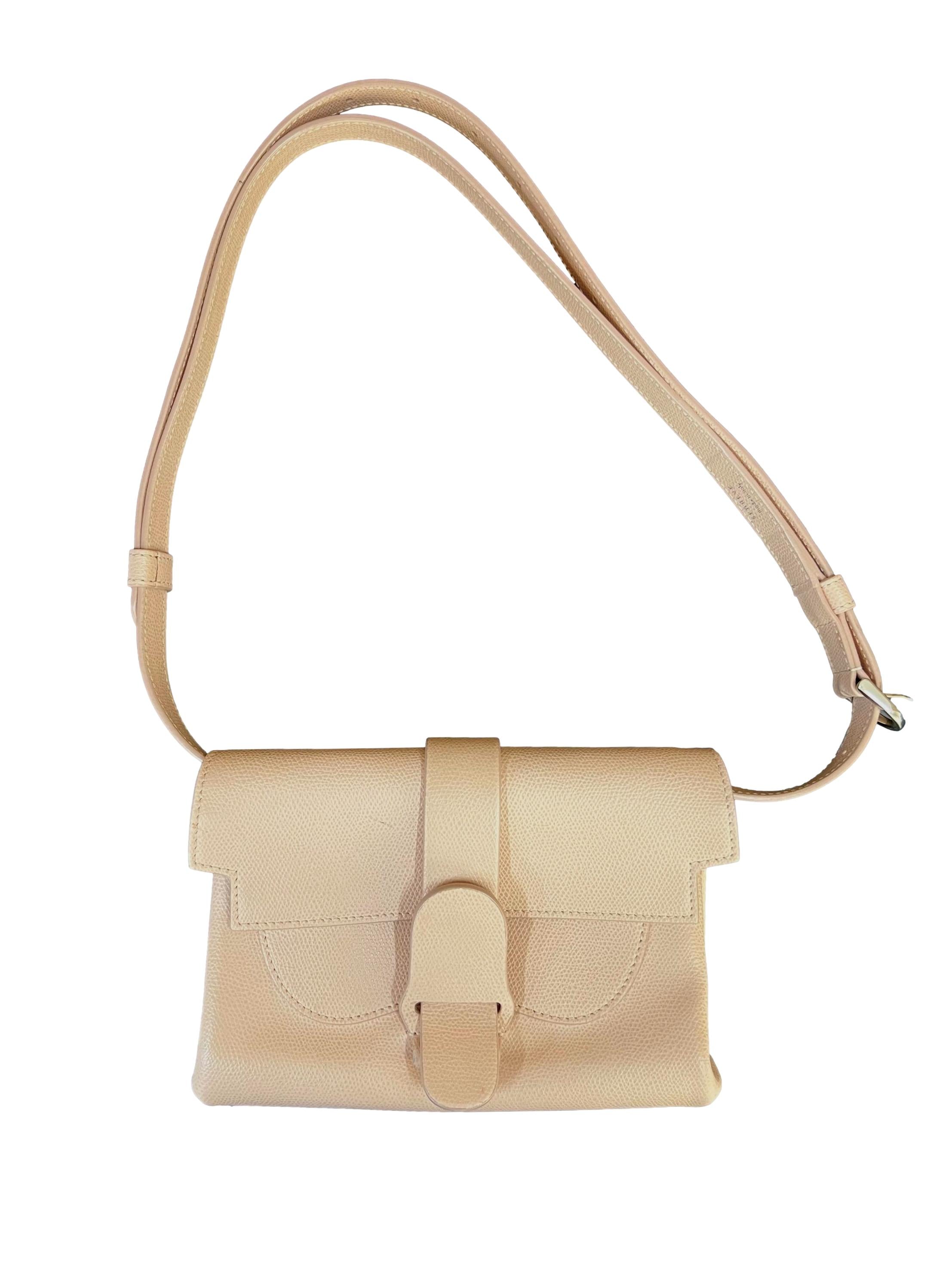 Pink Leather Aria Belt Bag Crossbody Bag CSN