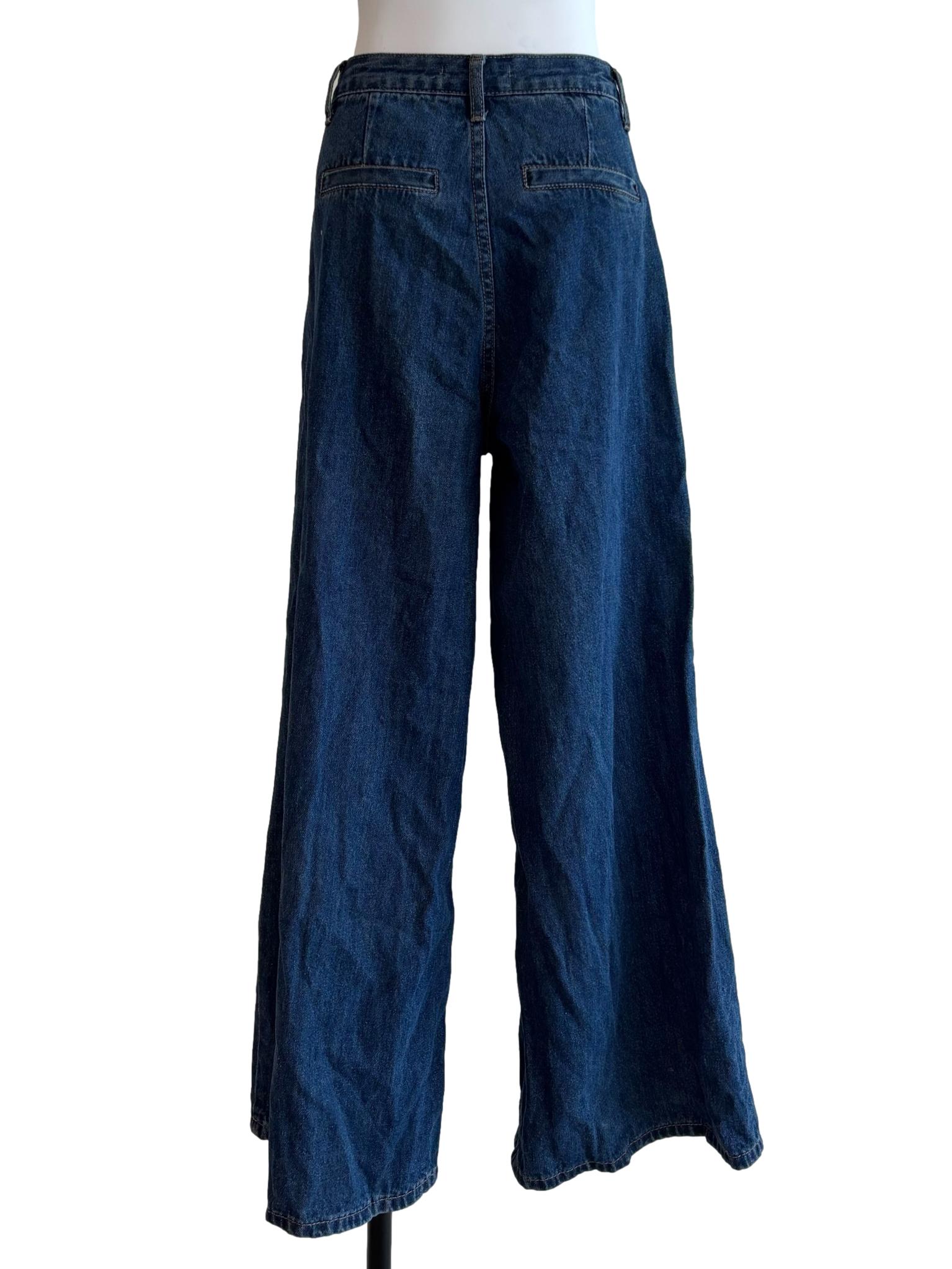 Denim Blue Baggy Jeans