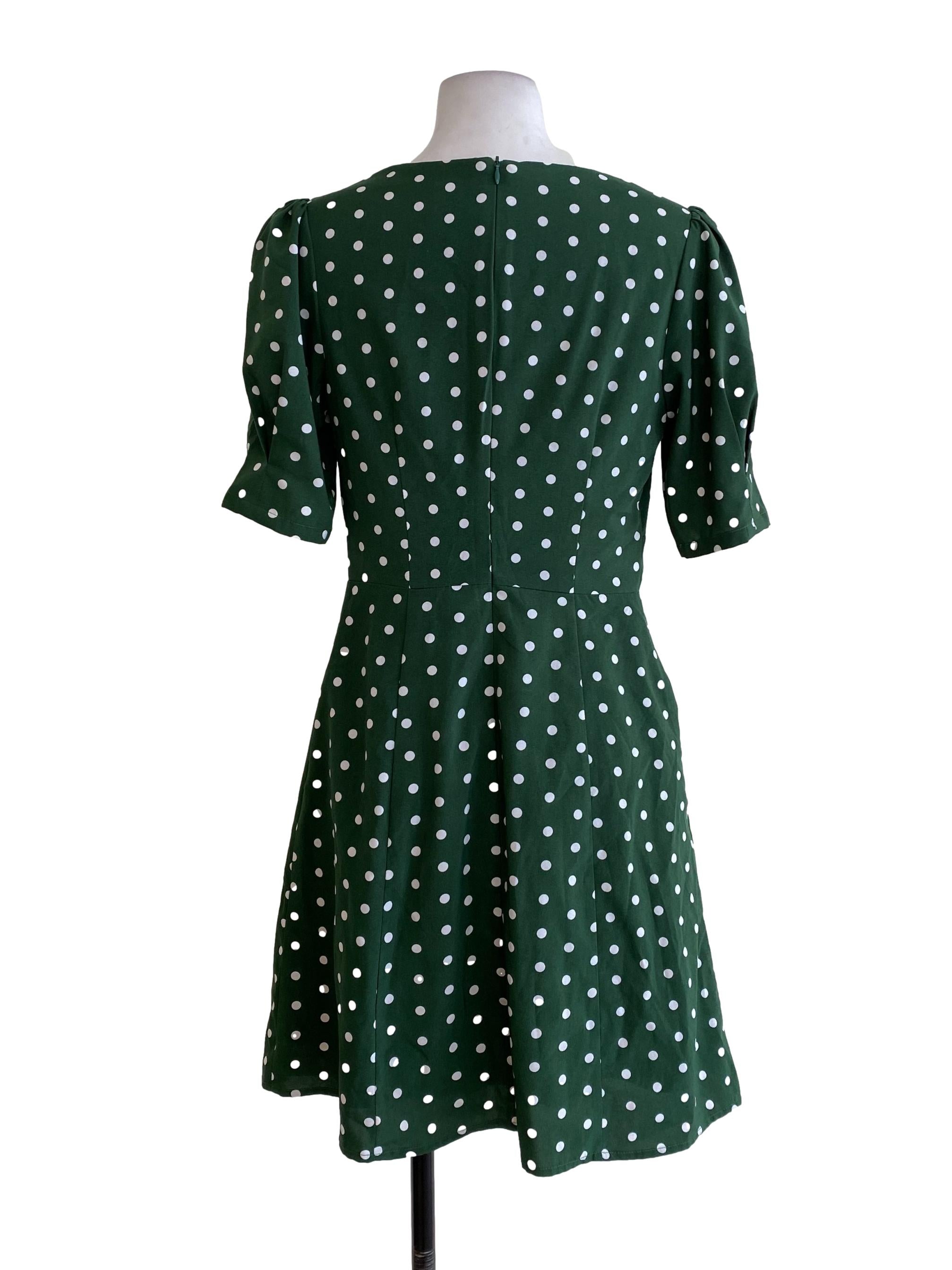 Green Polka Dot Dress