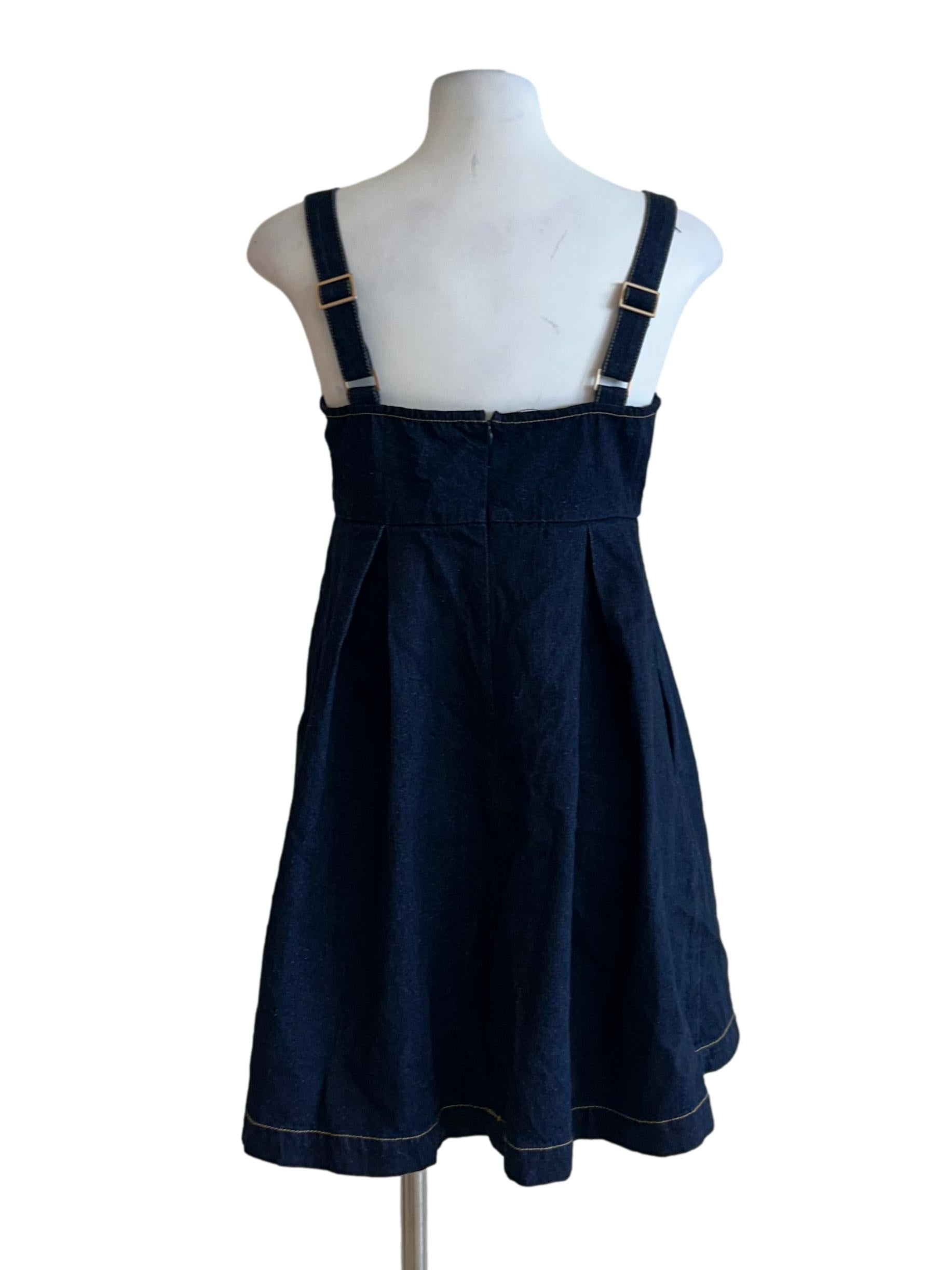Dark Blue Denim Dress