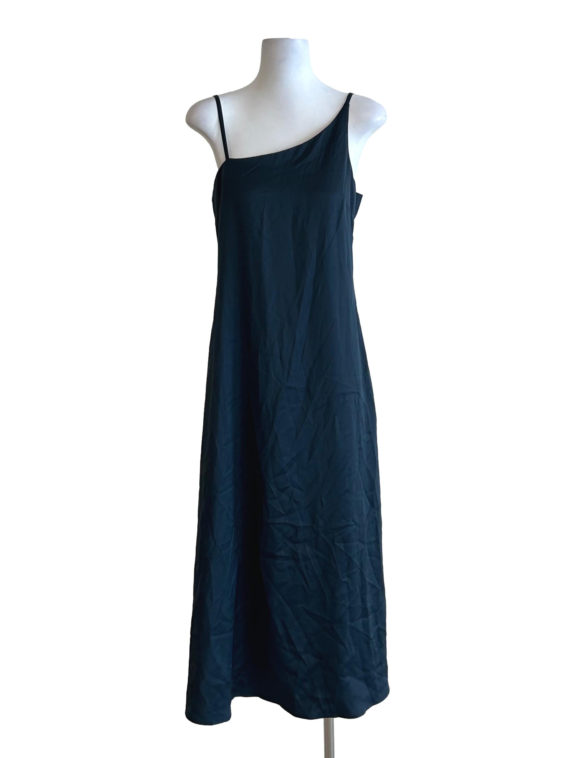 Teal Blue Linen Dress