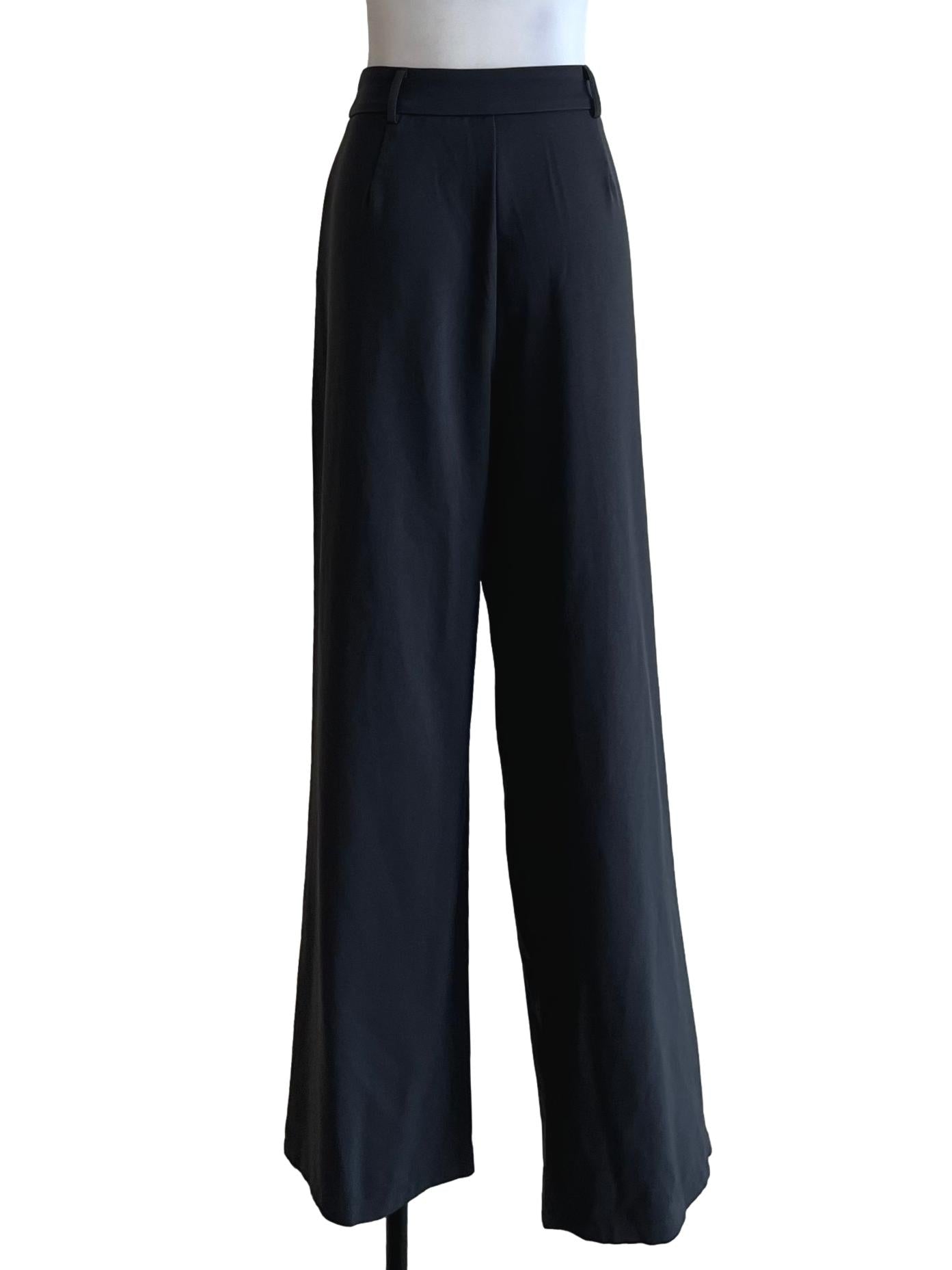 Grey Plain Formal Pants