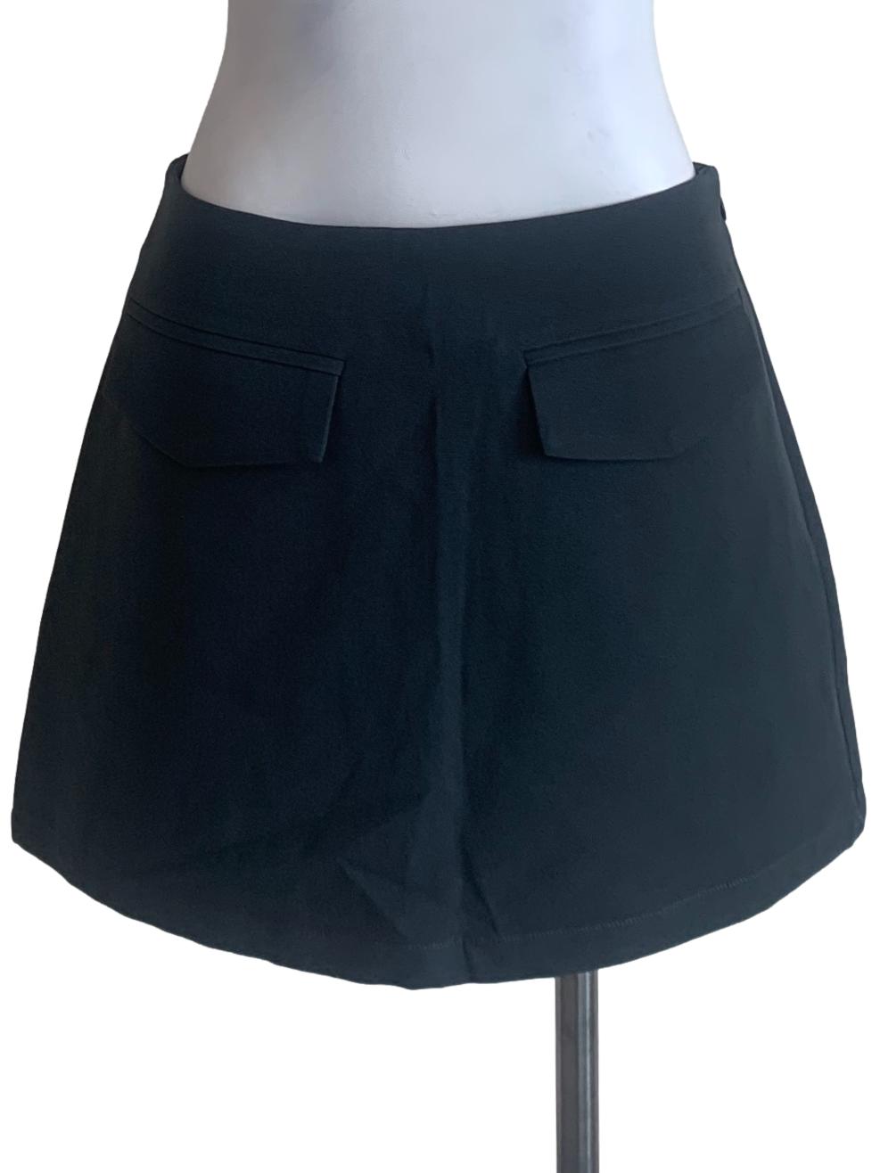 Dark Green A-Line Skorts