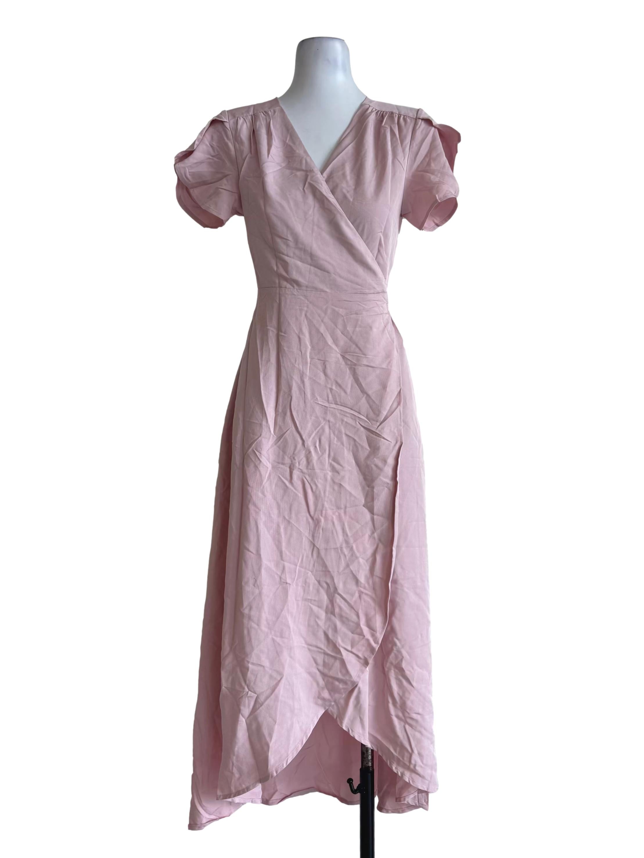 Rose Pink Empire Dress