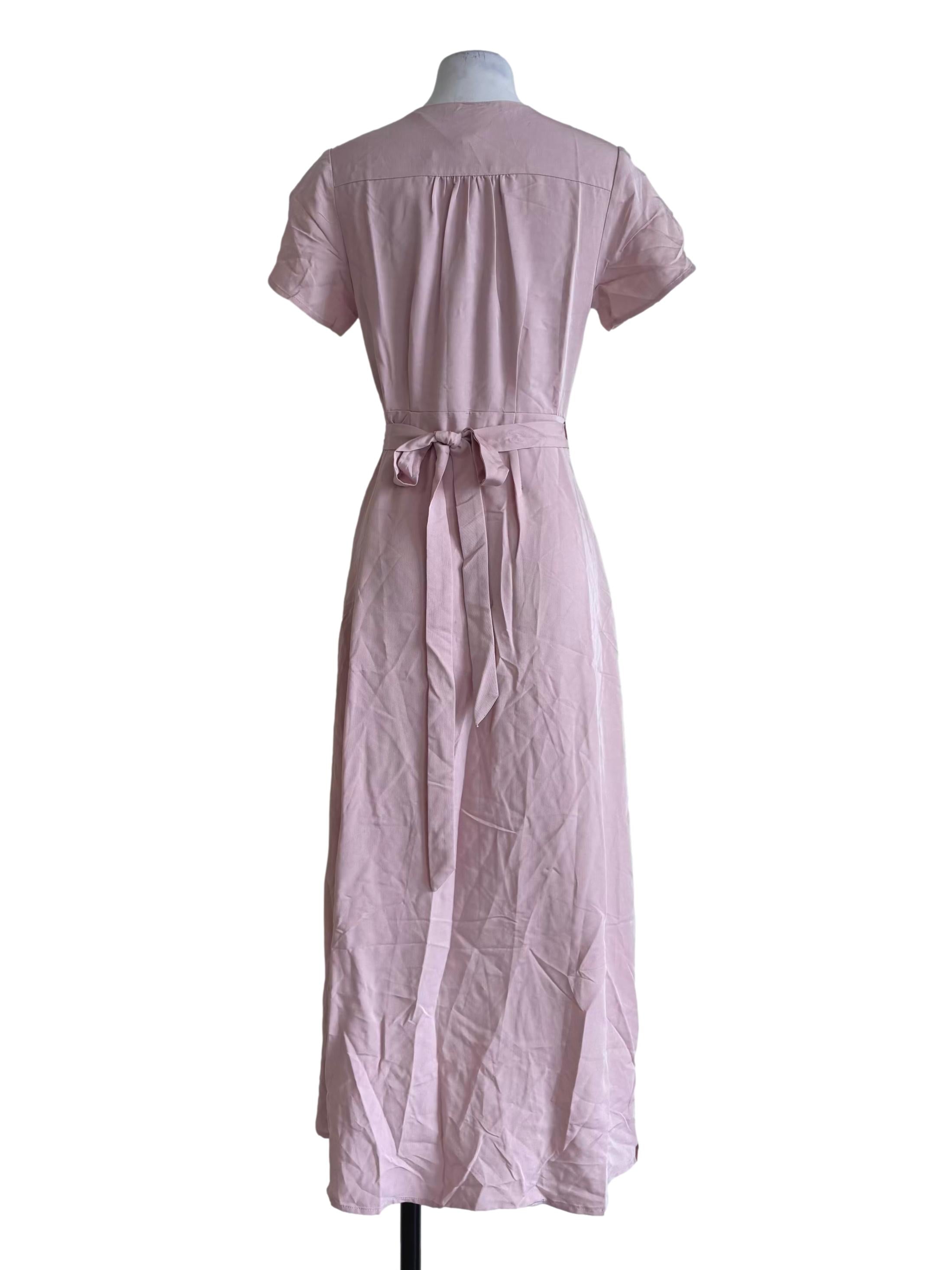 Rose Pink Empire Dress
