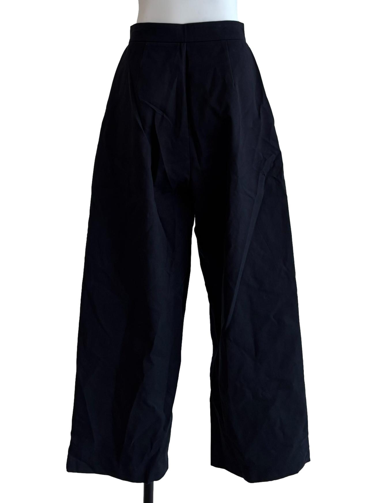 Onyx Black Wide Leg Pants