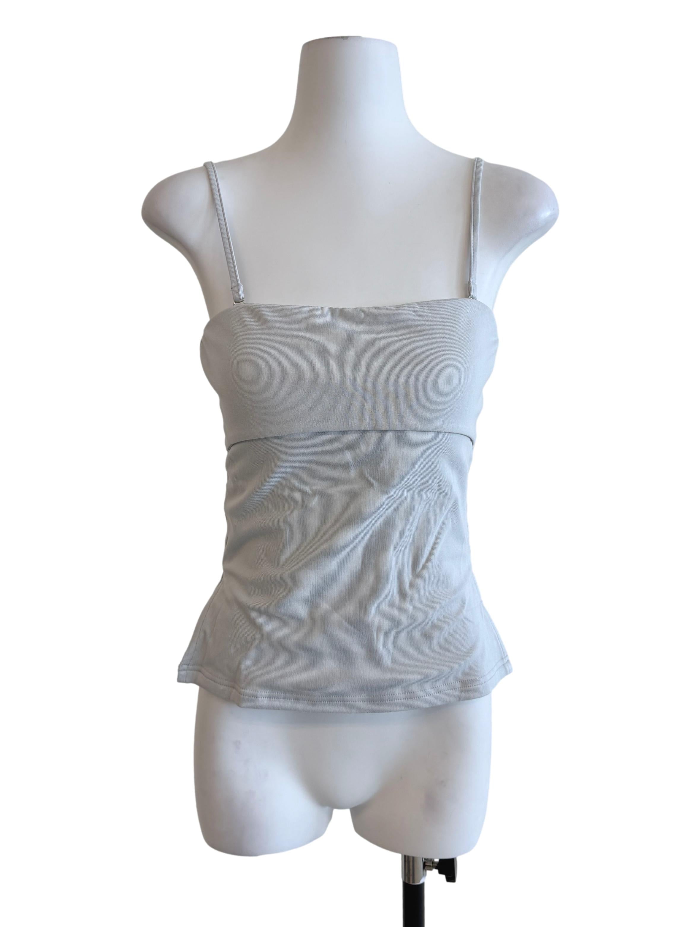 Soft Blue Padded Top