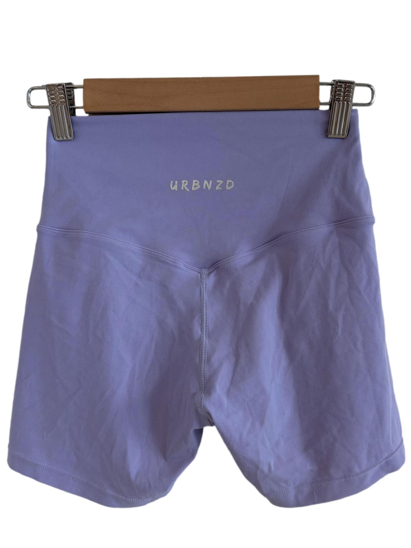Lilac Purple High Waist Short Tights