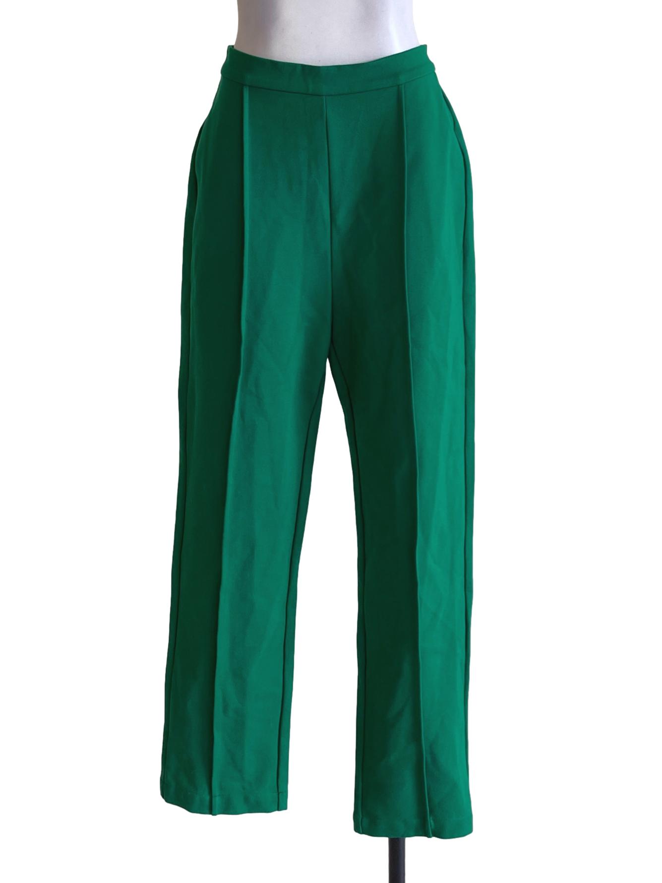 Fern Green Zipped Formal Trouser LB