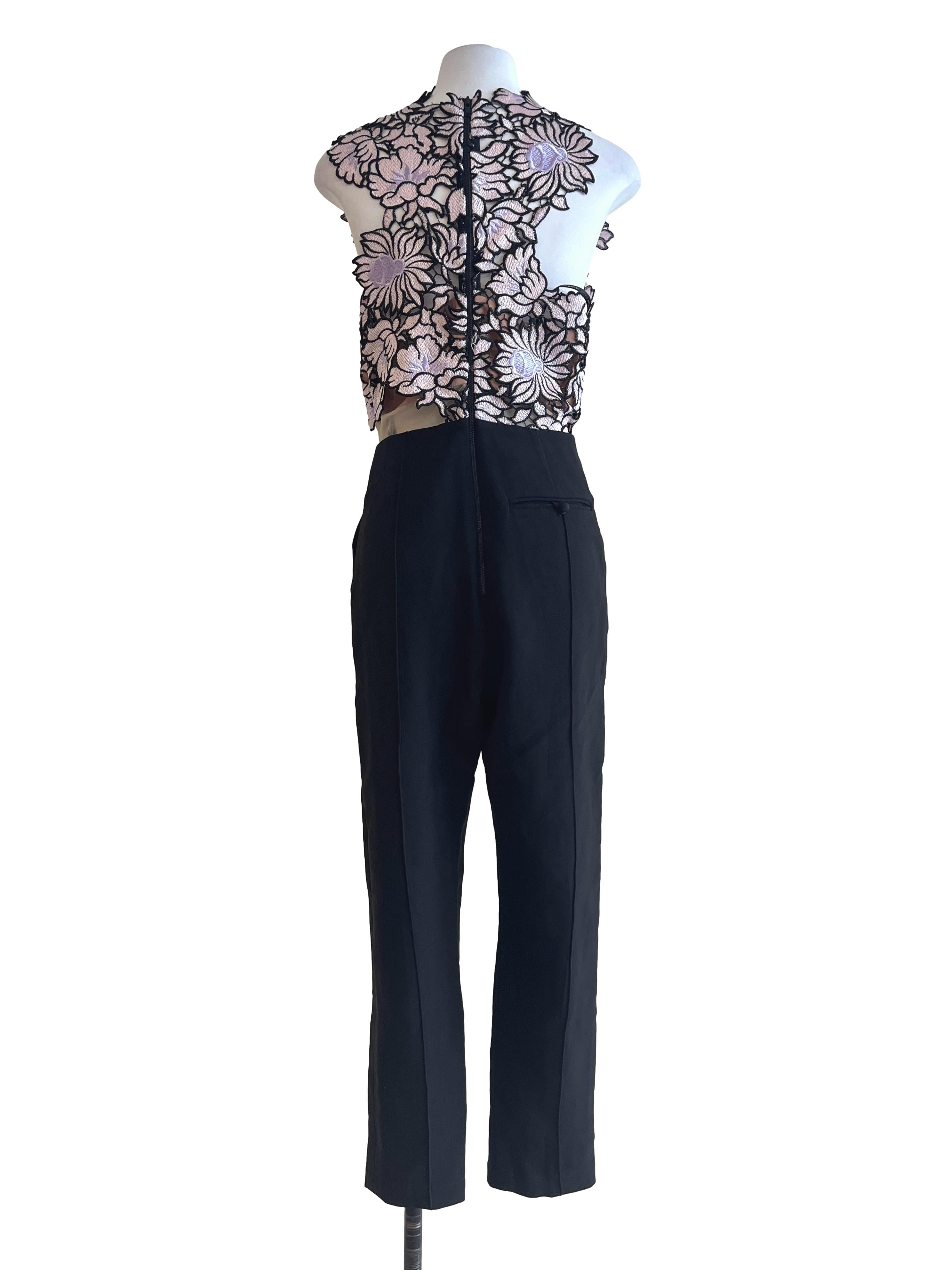 Onyx Black Halter Neck Jumpsuit
