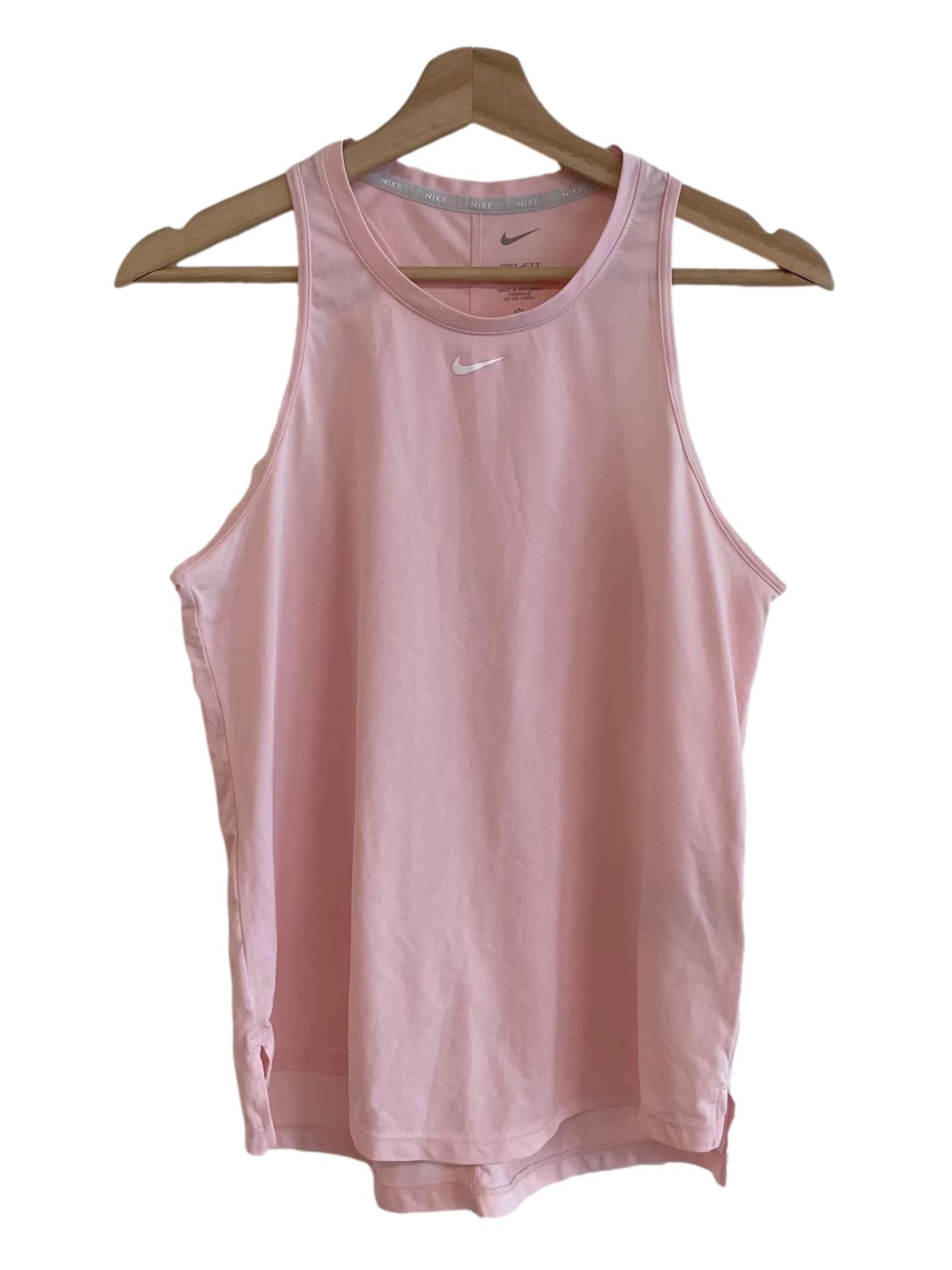 Pale Pink Logo Tank Top