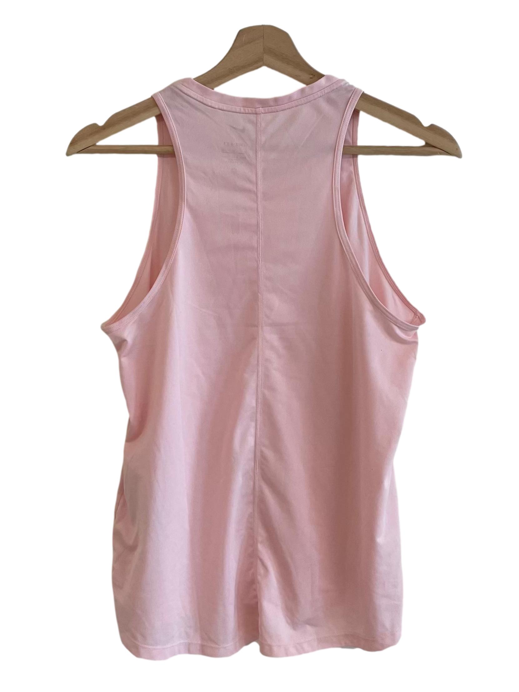 Pale Pink Logo Tank Top
