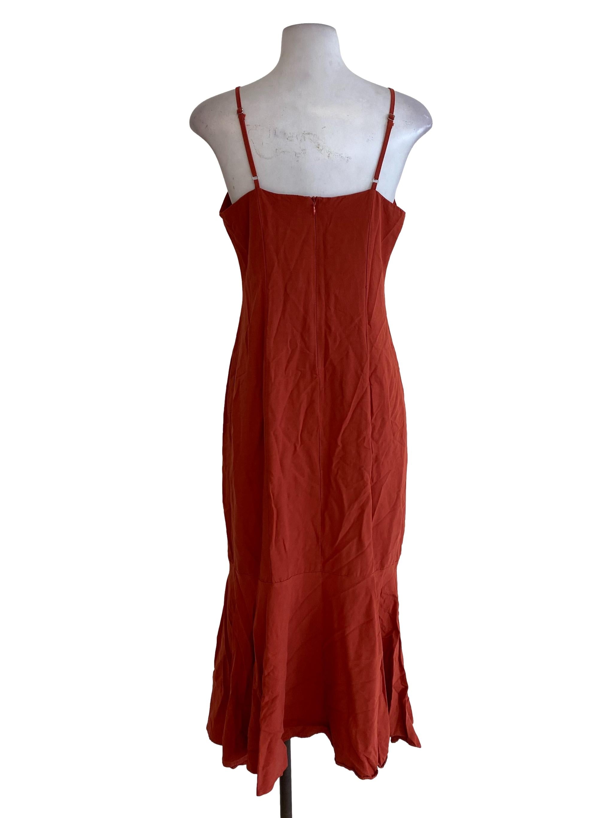 Fire Orange Tunic Dress