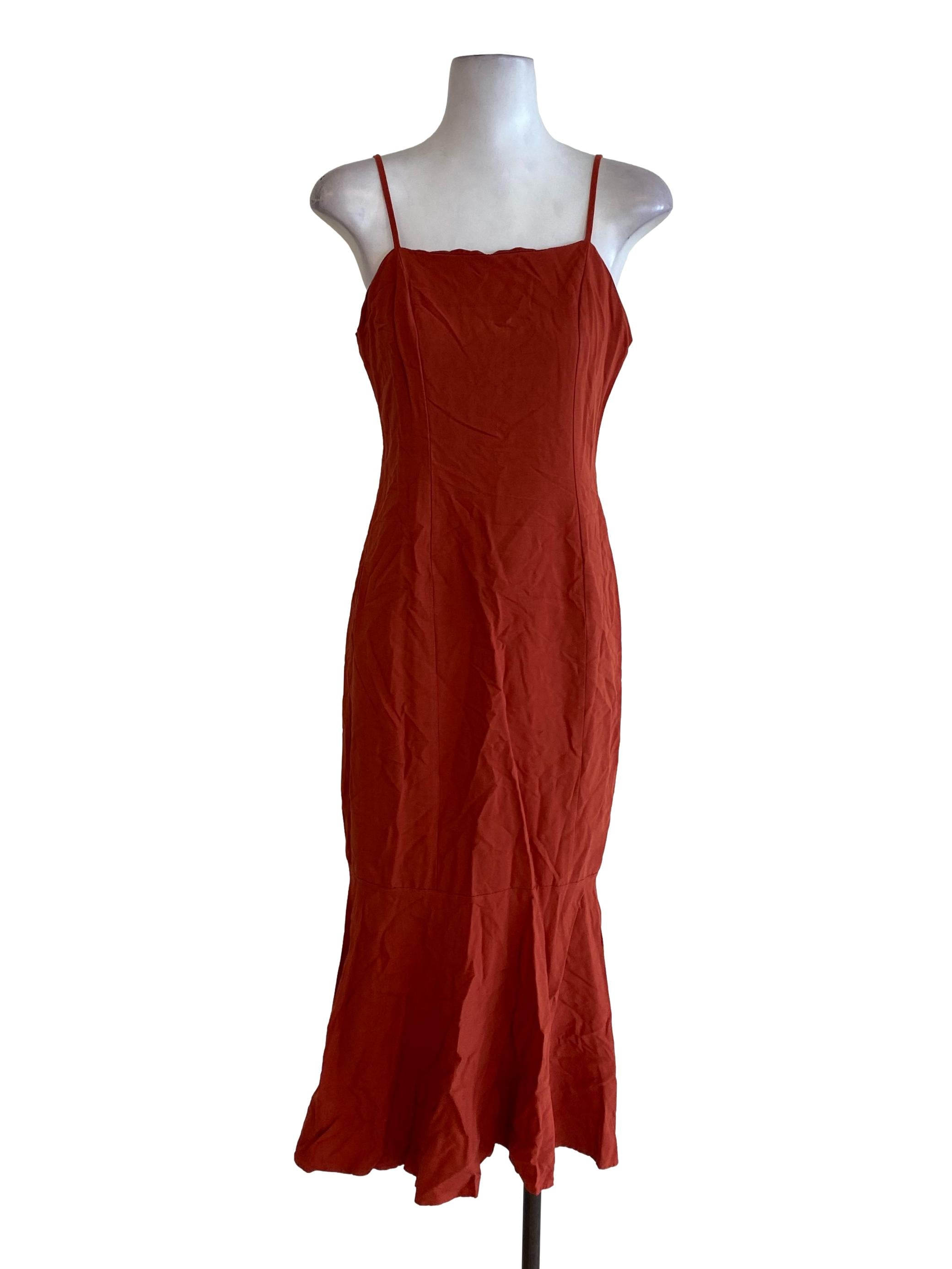 Fire Orange Tunic Dress
