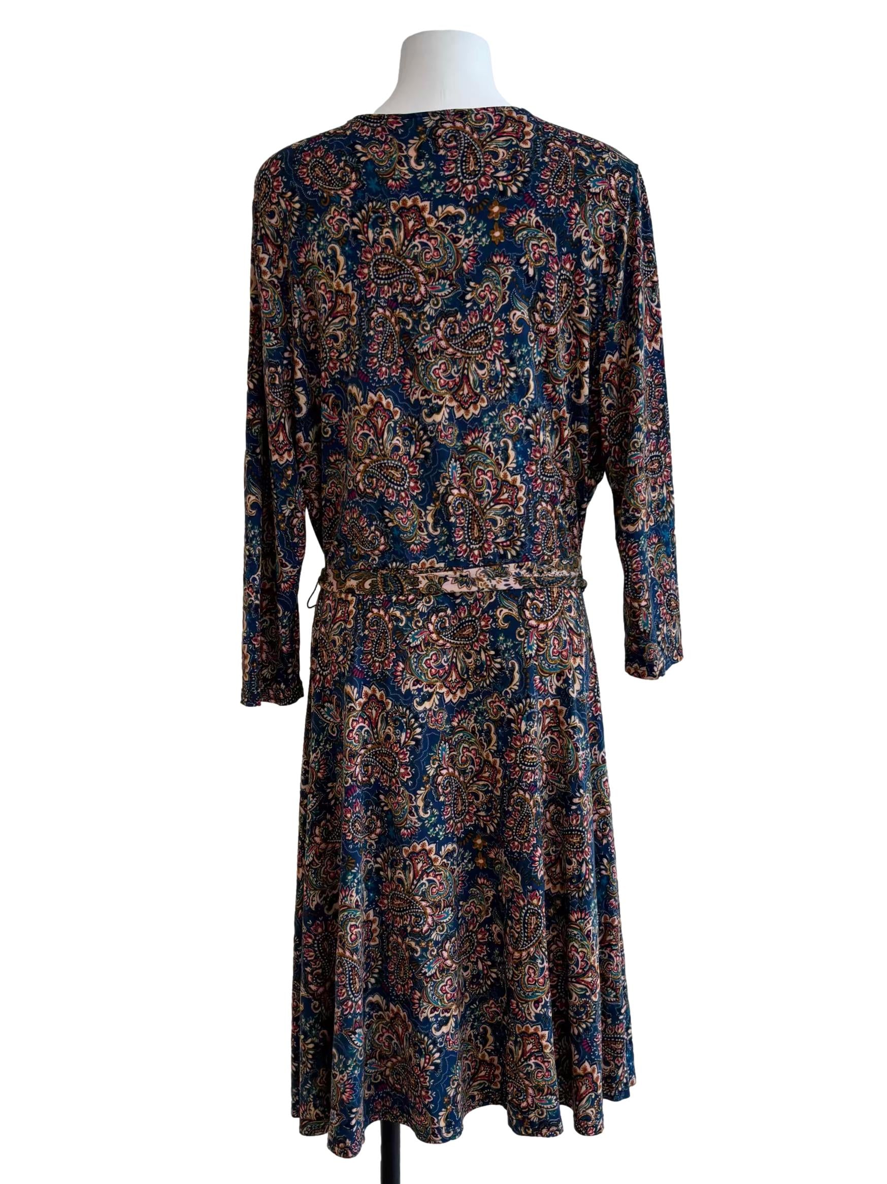 Boho Parsley Banded Perfect Wrap Dress CSN
