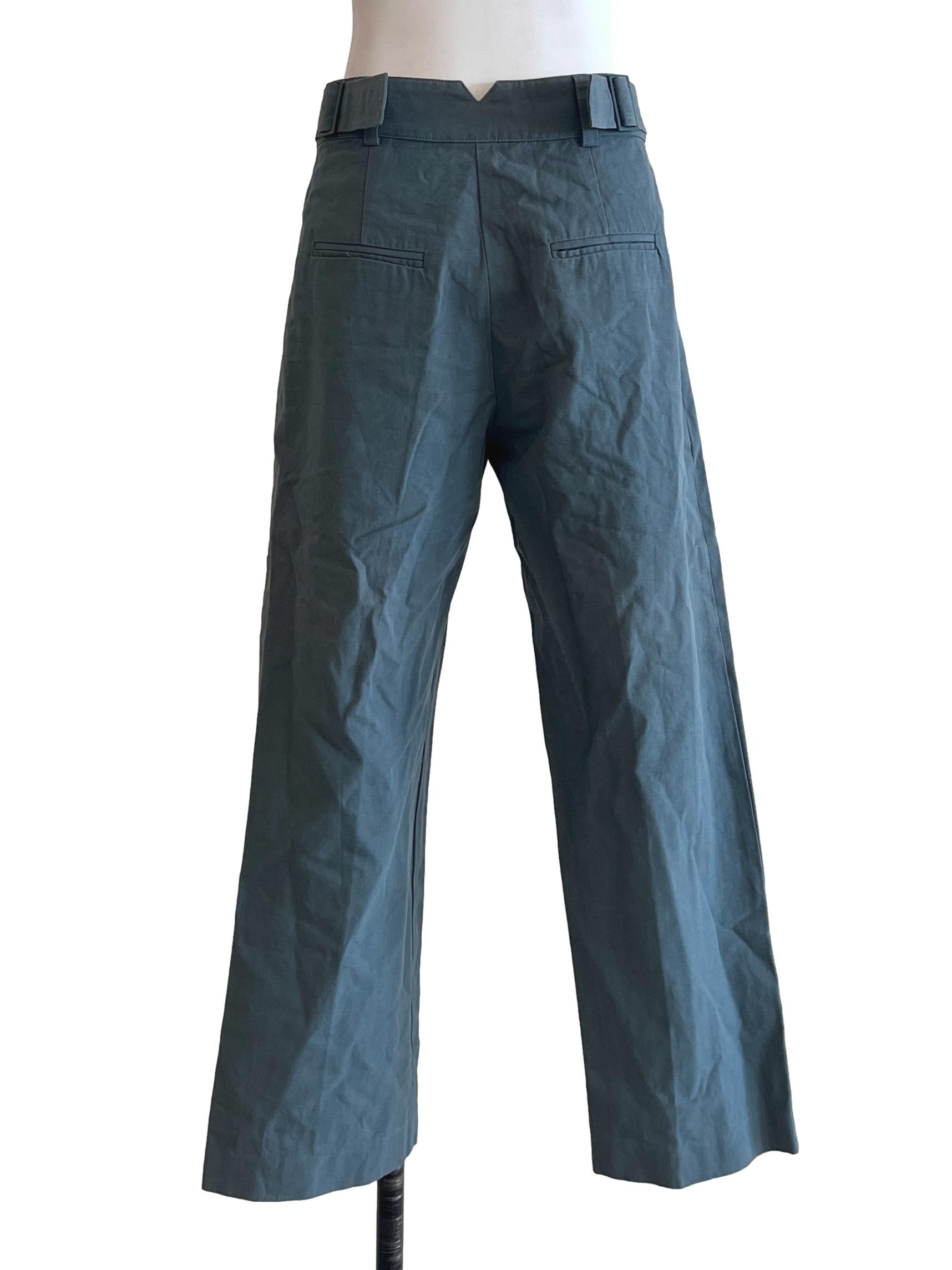 Fern Green Straight Pants