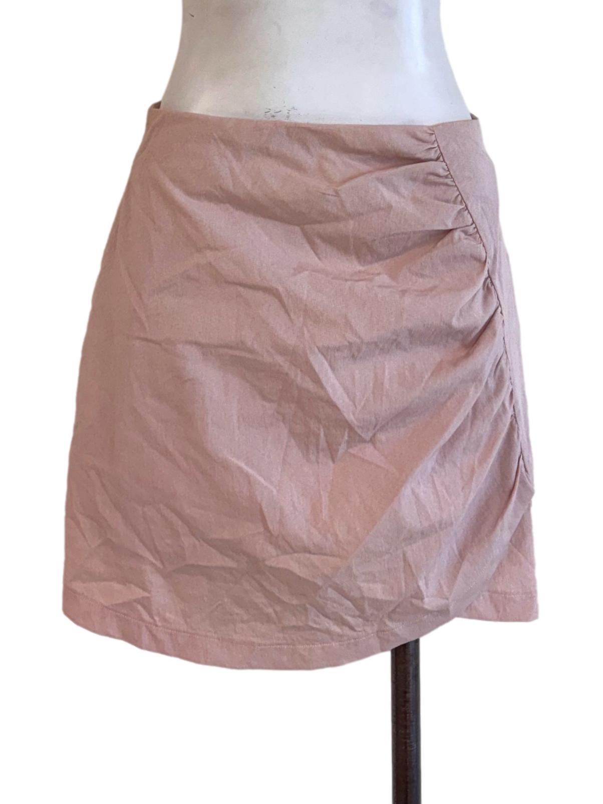 Dusty Rose Ruched Mini Skort