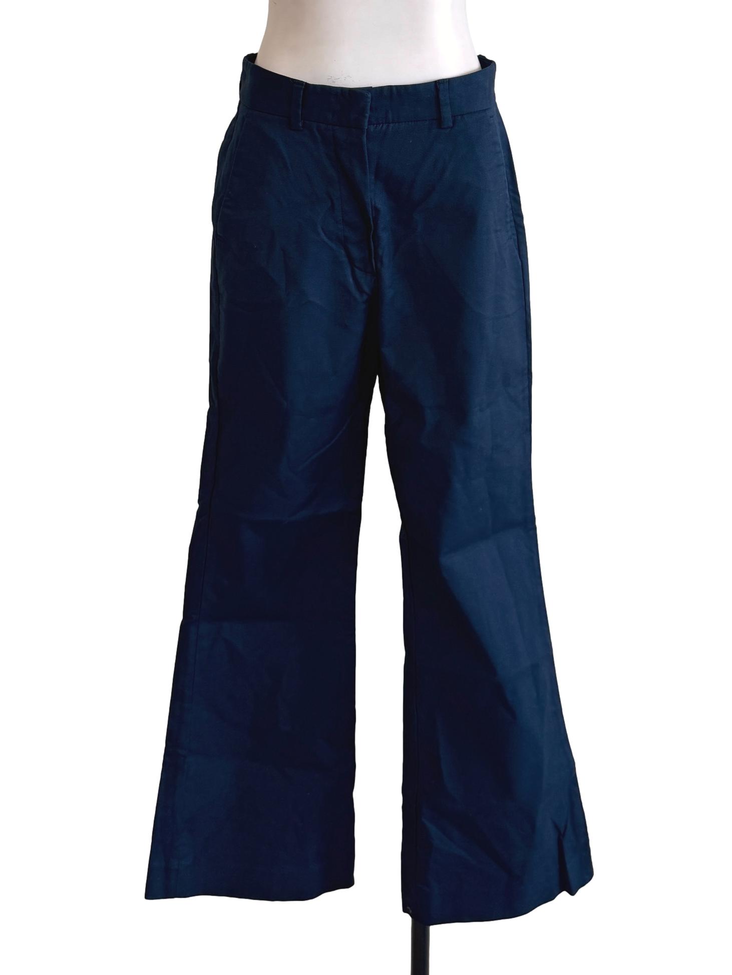 Peacock Blue Flare Pants