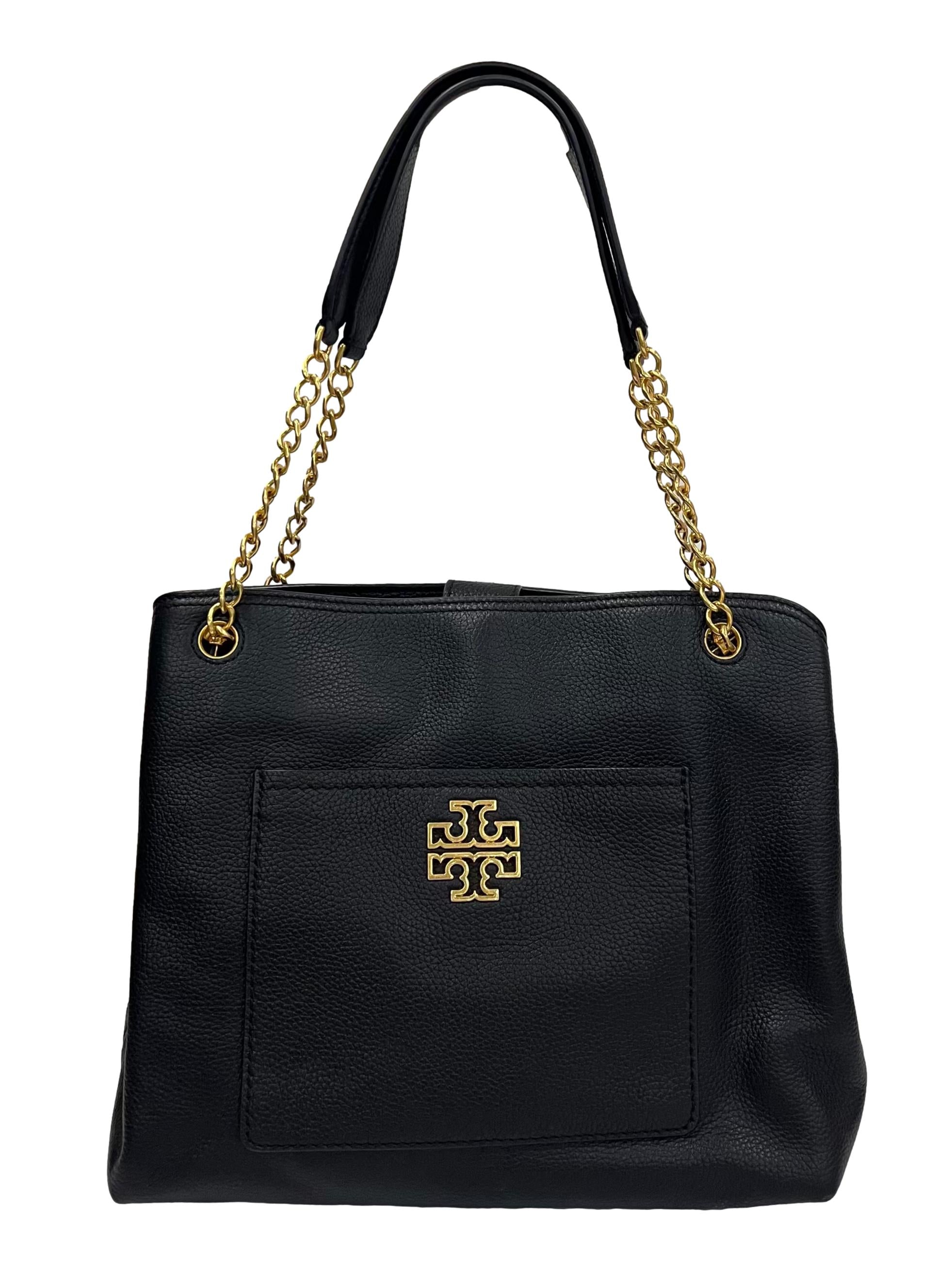 Black Leather Slouchy Bag