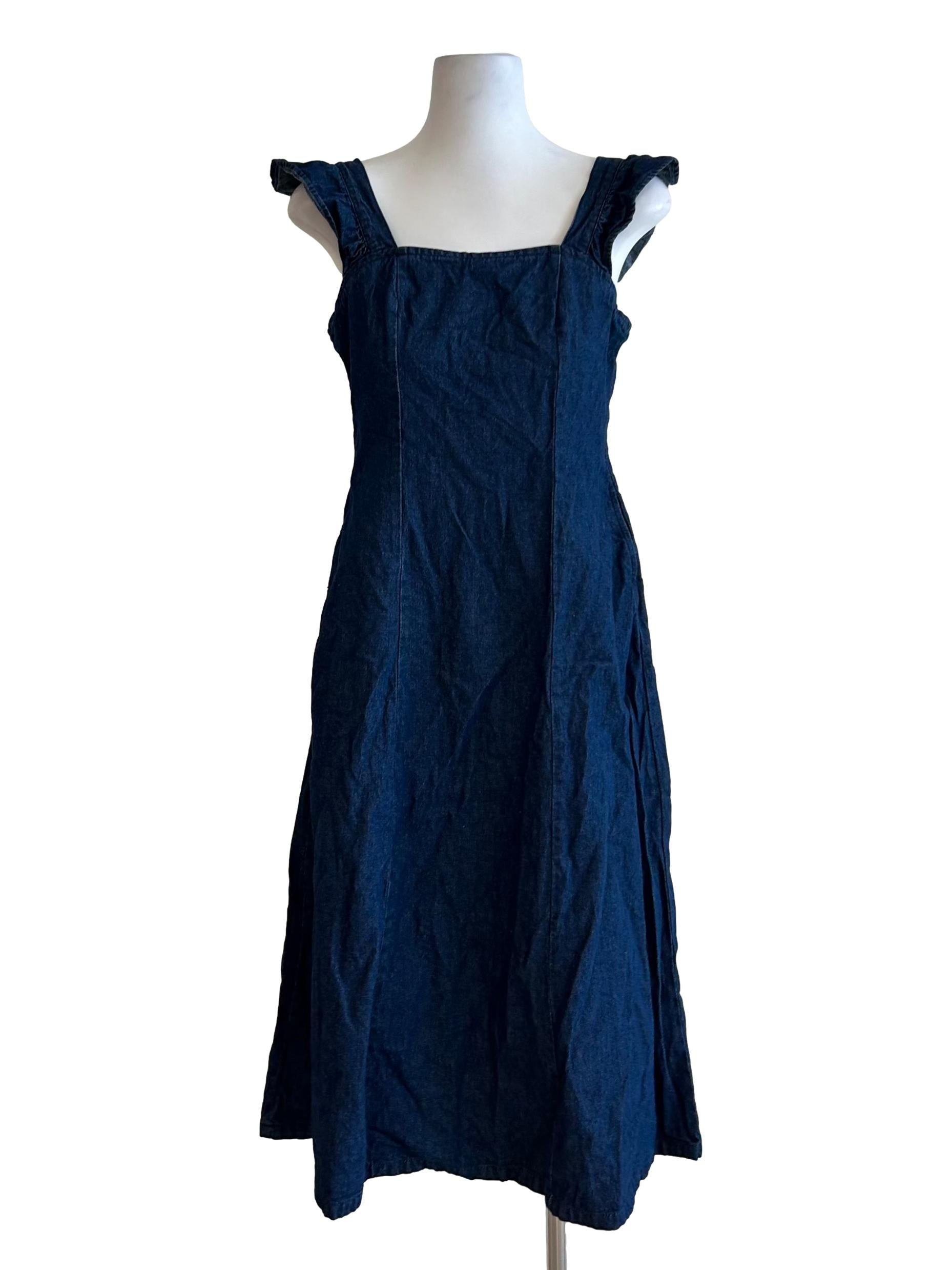 Dark Blue Denim Dress