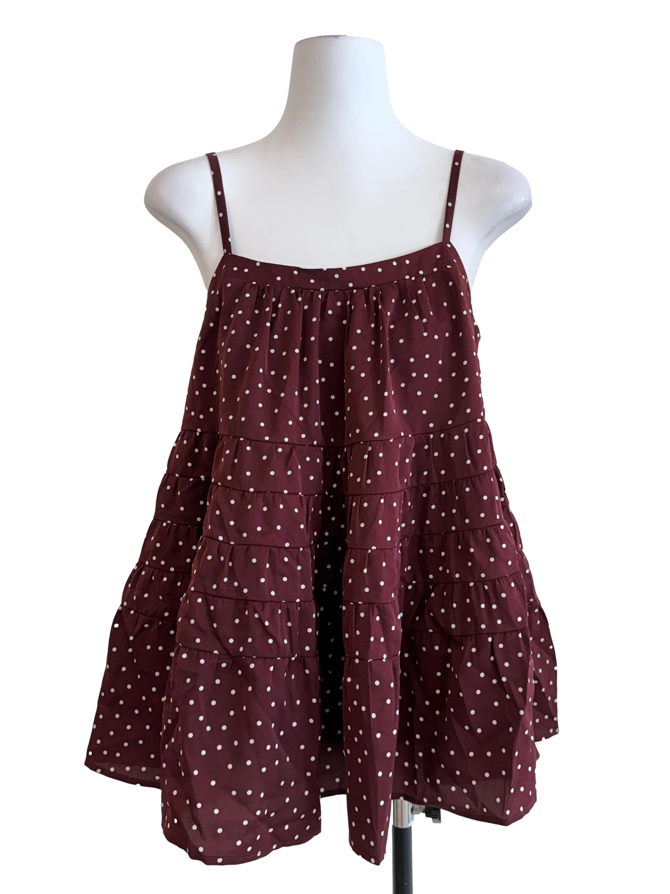 Jam Red Polkadot Top