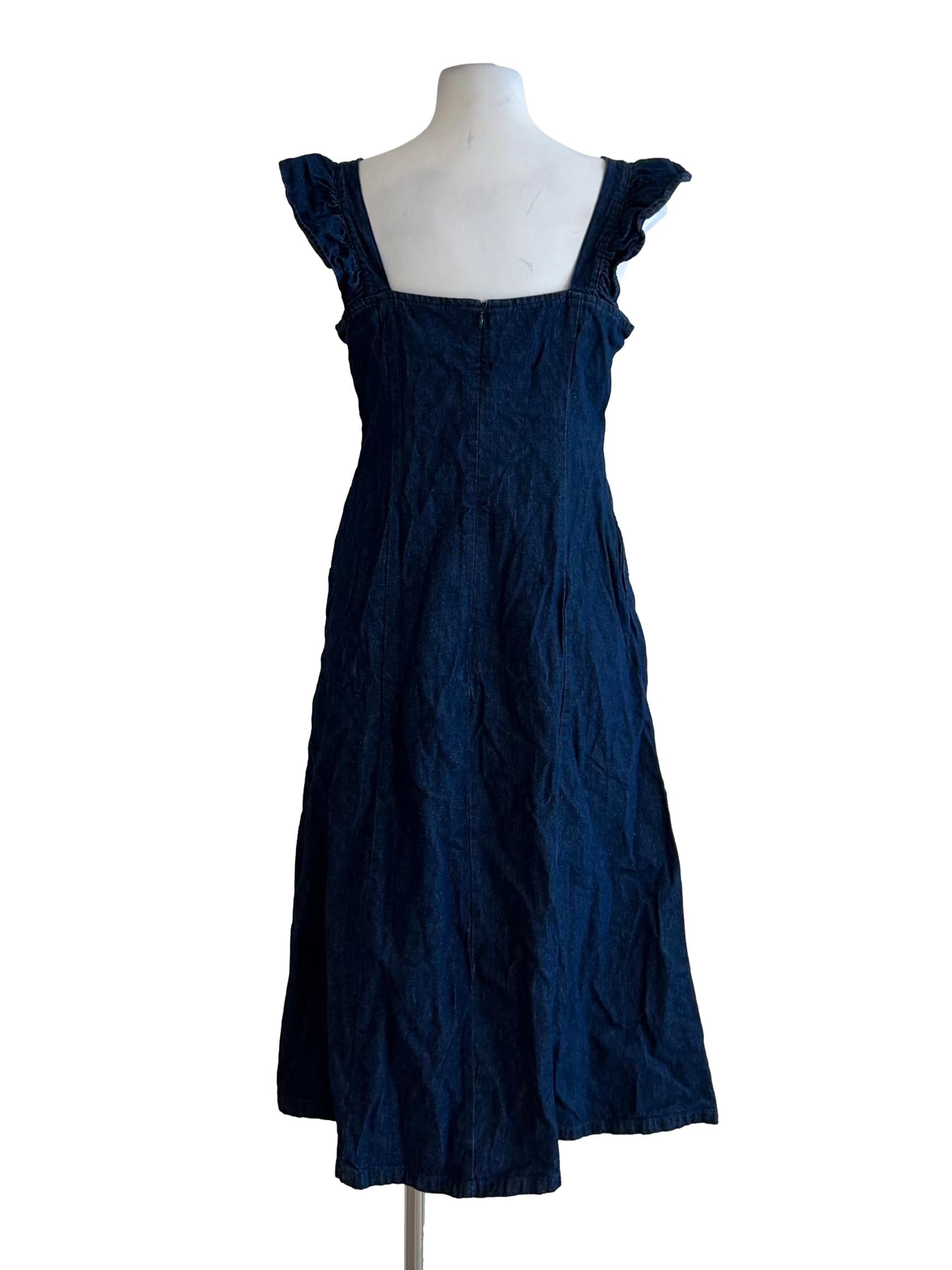 Dark Blue Denim Dress