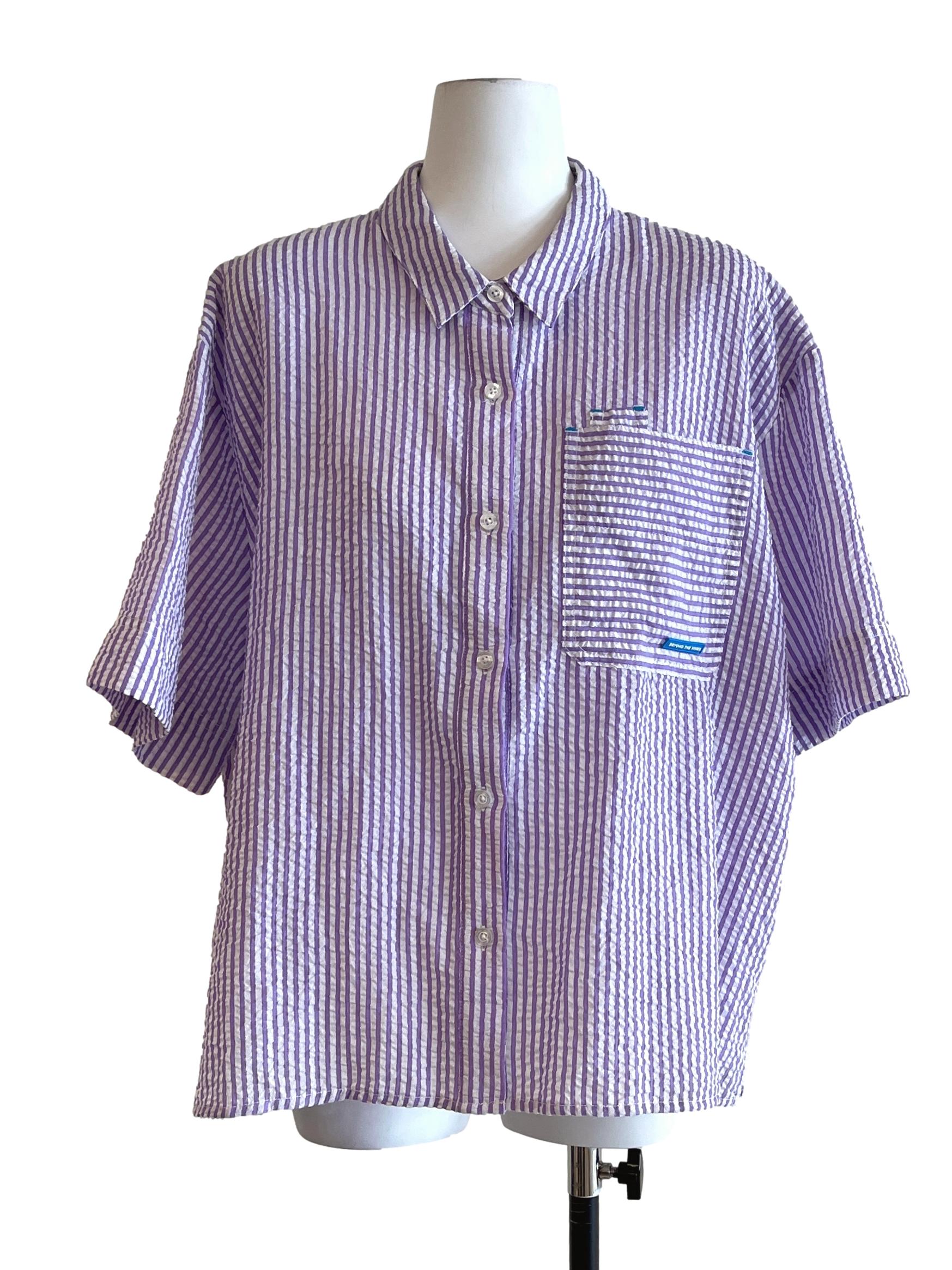 Iris Purple Short Sleeve Shirt