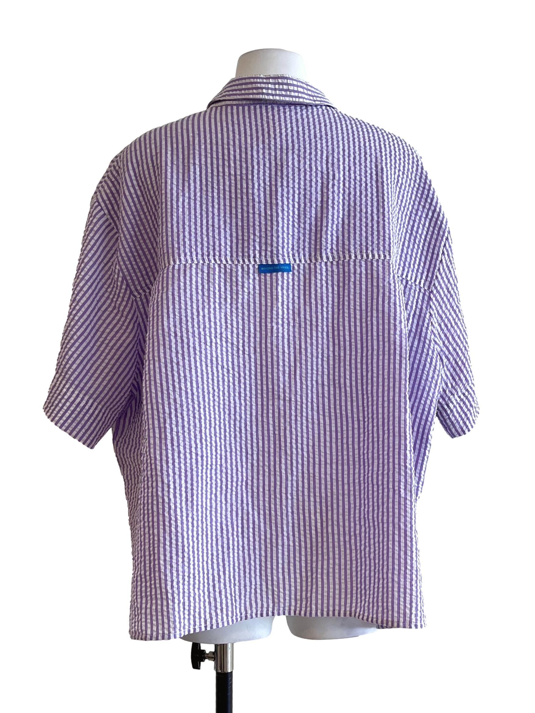 Iris Purple Short Sleeve Shirt