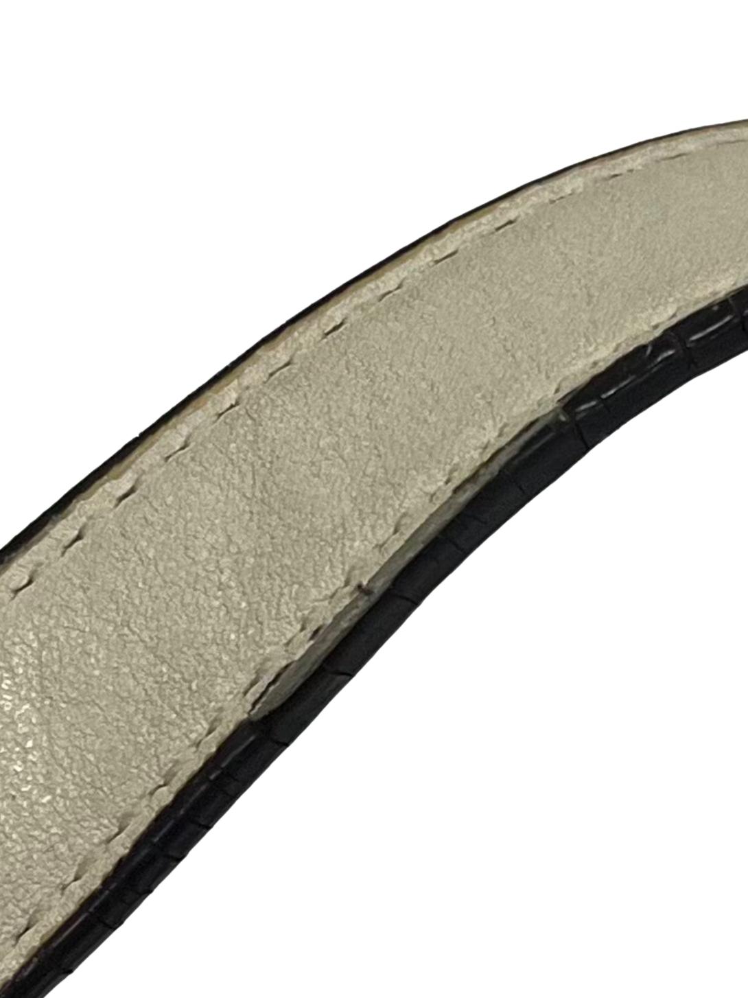 Brown Monogram Shoulder Bag With Cream Straps