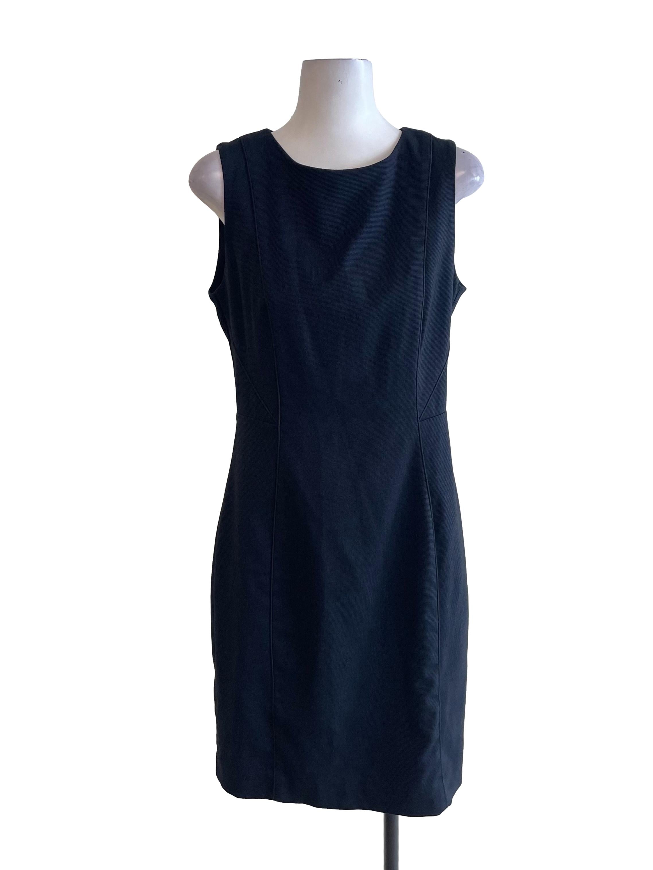 Midnight Navy Sleeveless Slip Dress