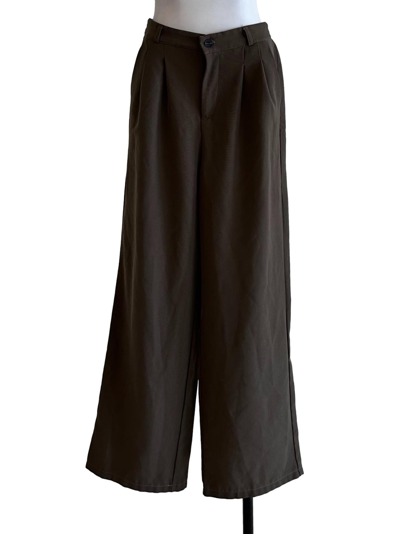 Army Green Casual Long Pants