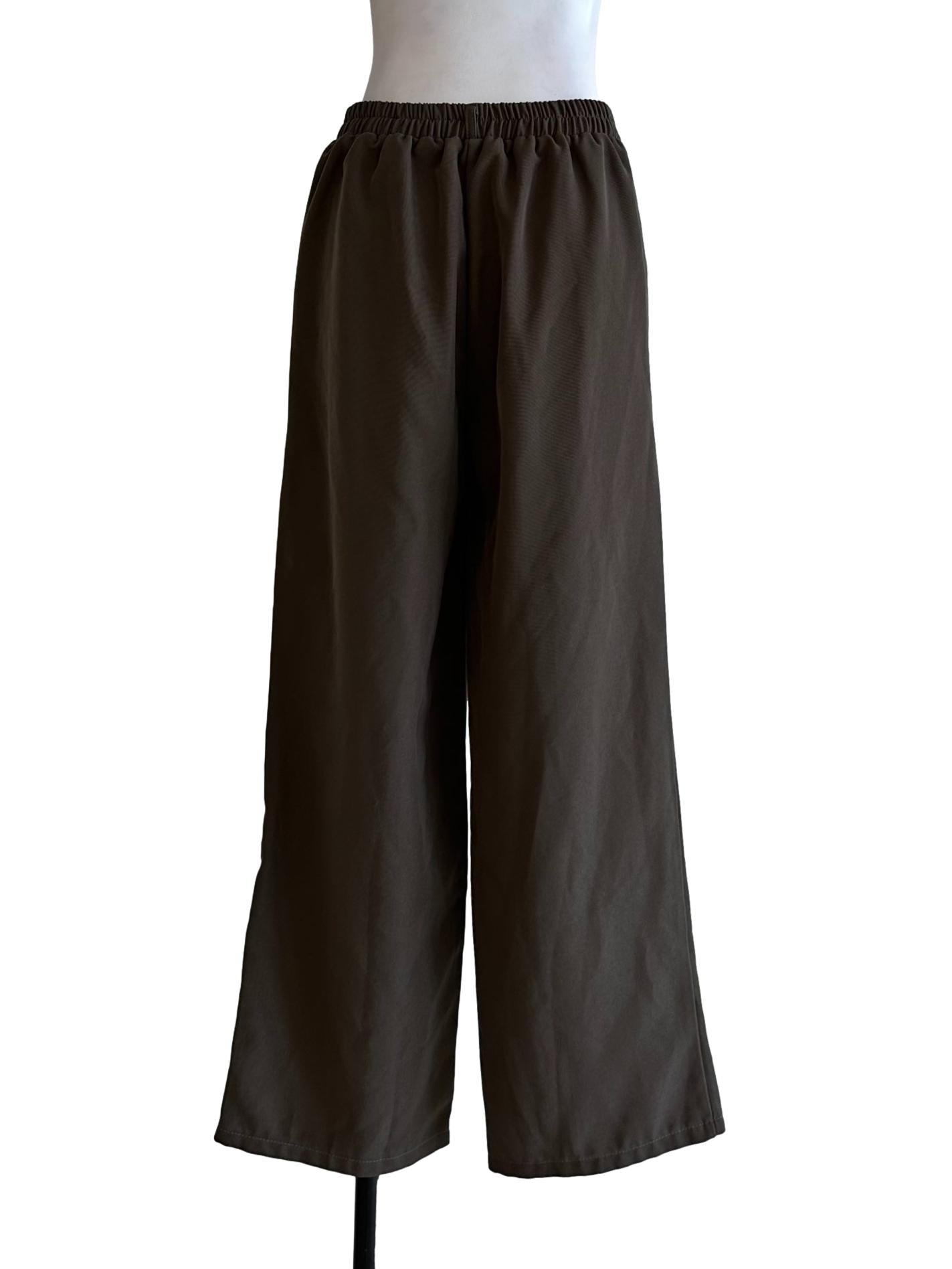 Army Green Casual Long Pants