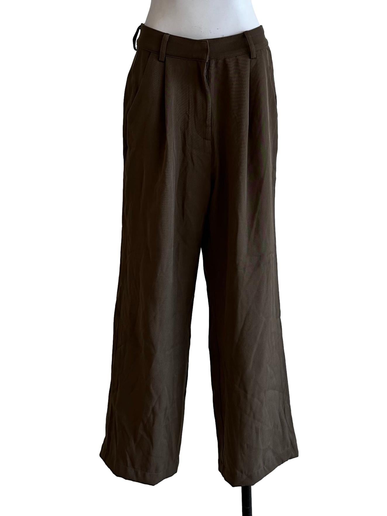 Army Green Casual Long Pants