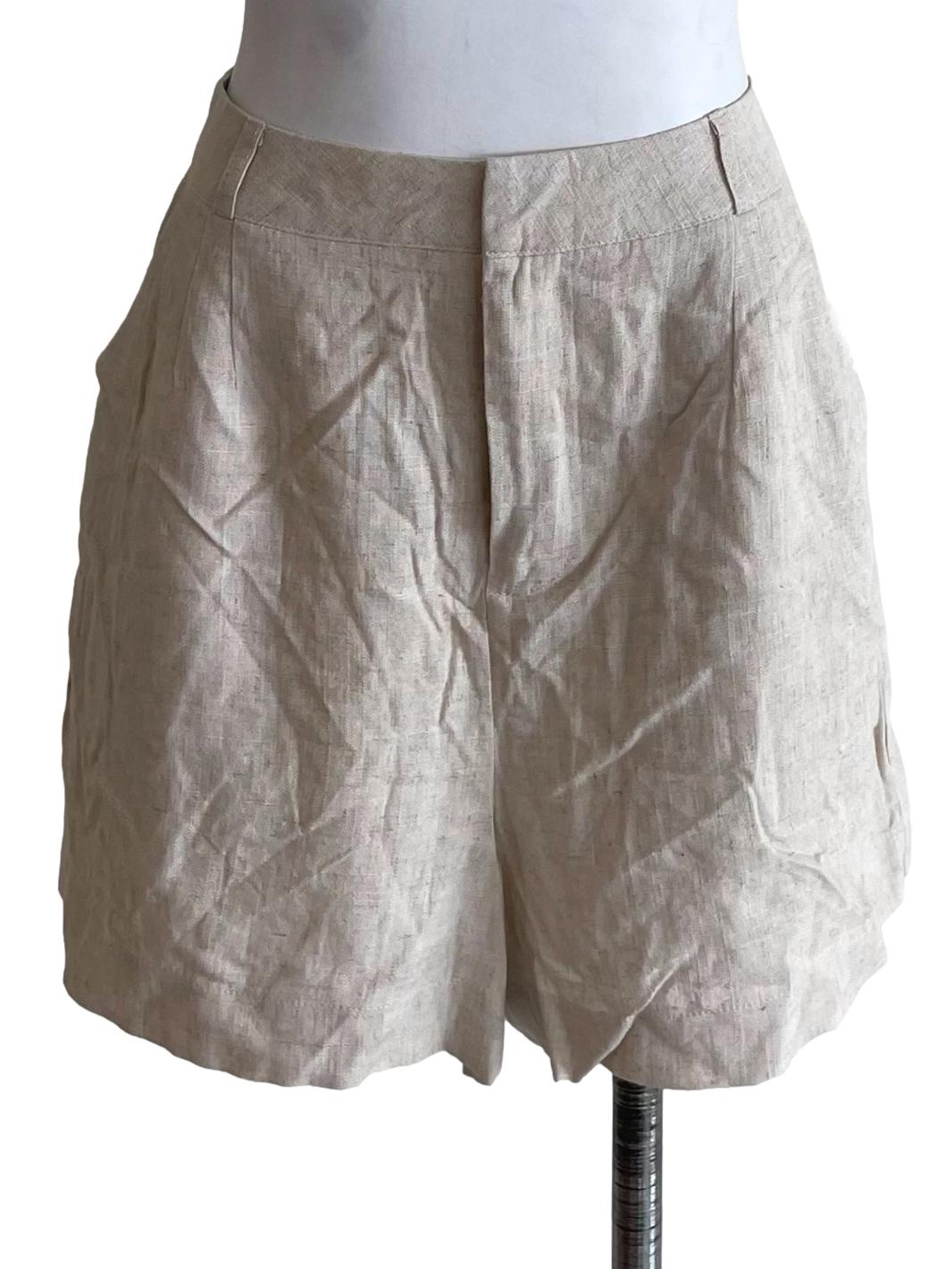 Alabaster White Formal Shorts