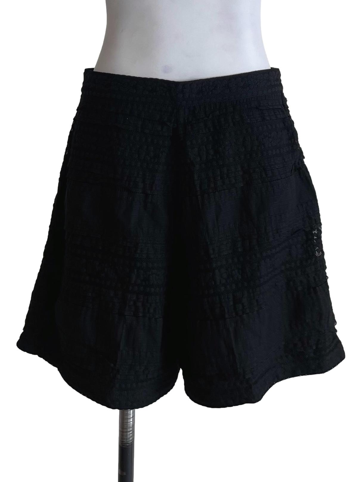 Black Lace Trace Shorts