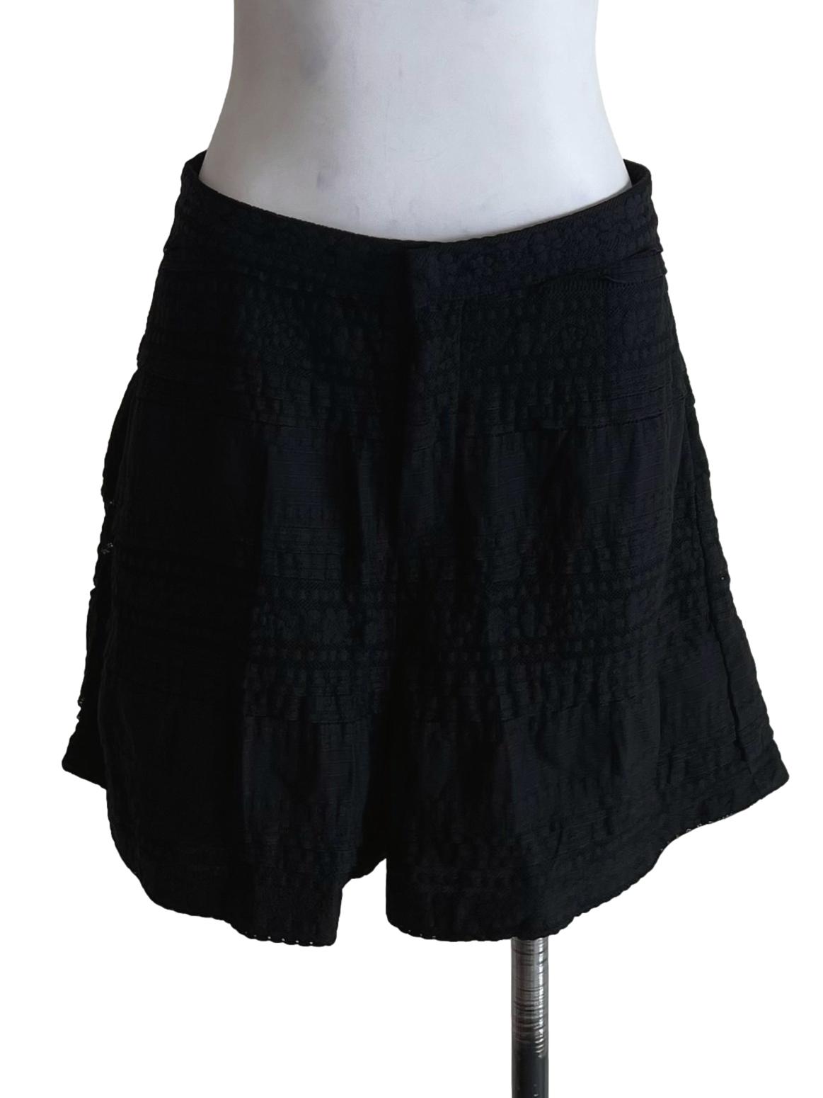 Black Lace Trace Shorts