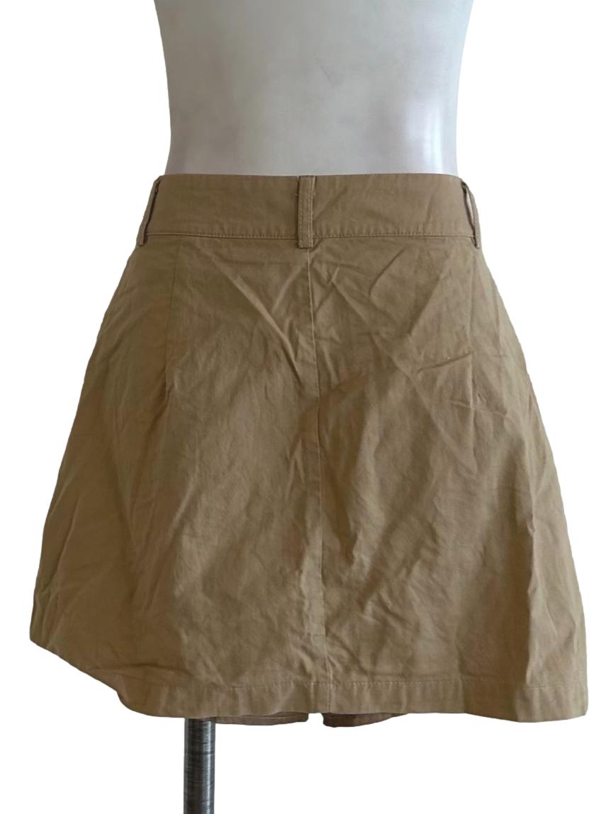 Sand Brown A-Line Skirt