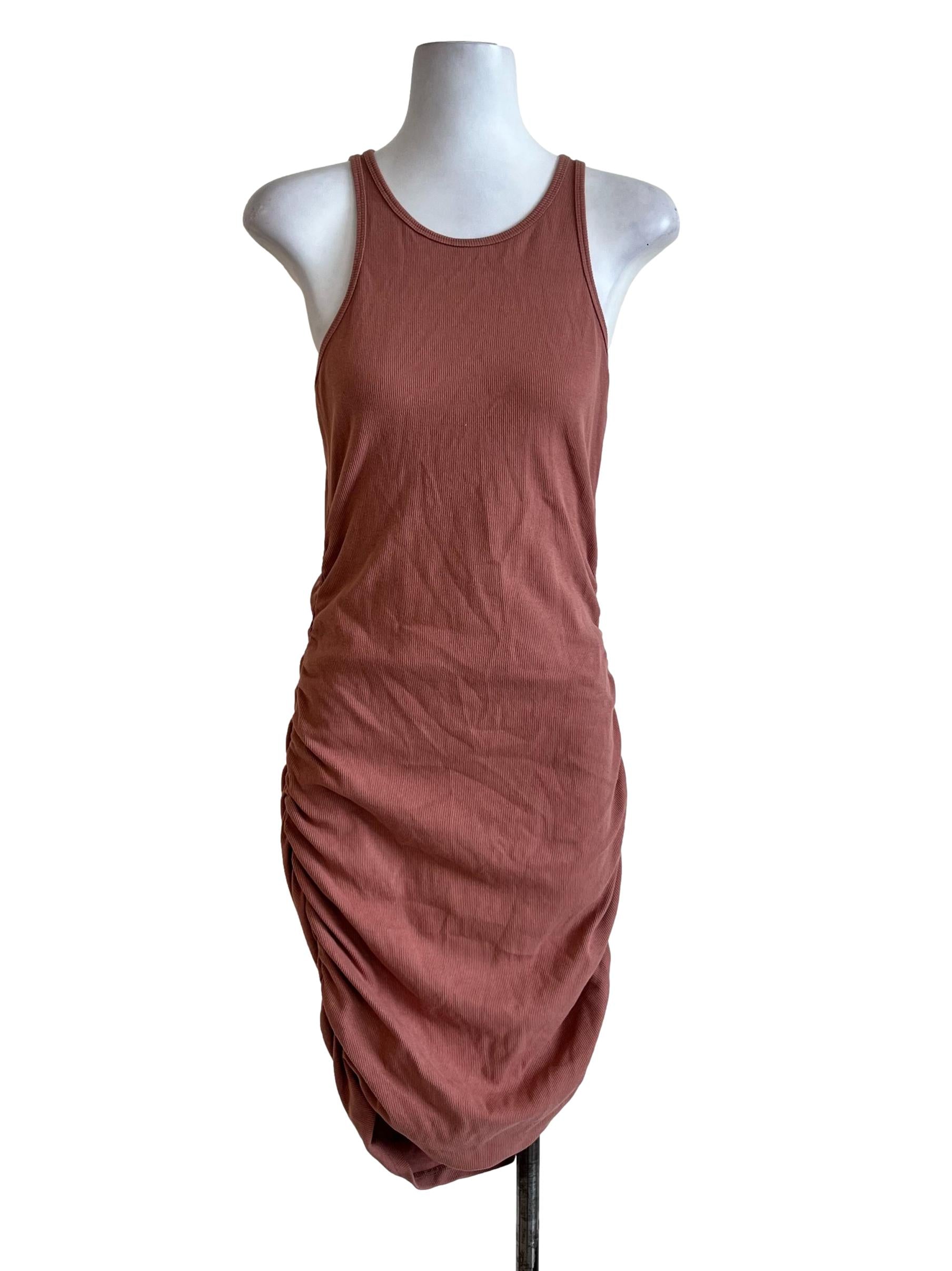 Pink Peach Elastic Dress