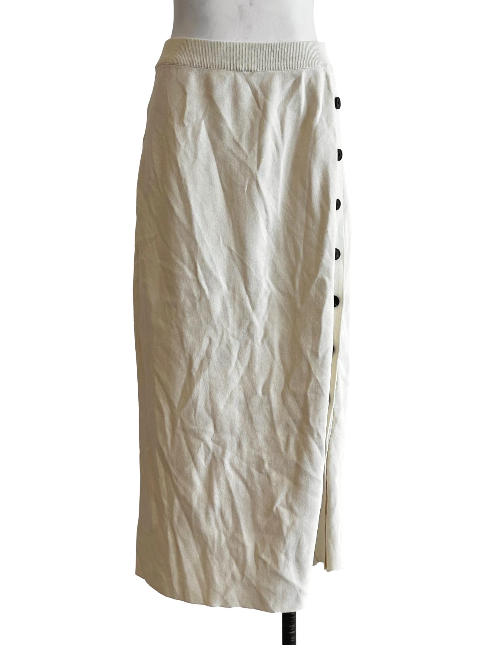 Button-Down Knit Skirt OSN