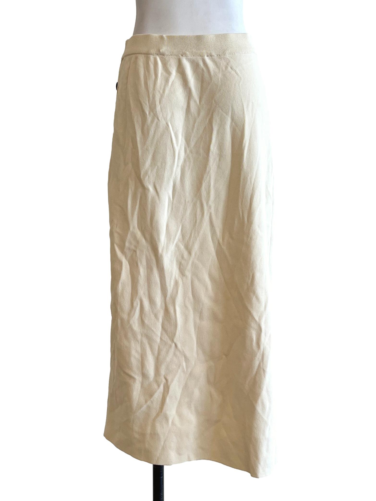 Button-Down Knit Skirt OSN