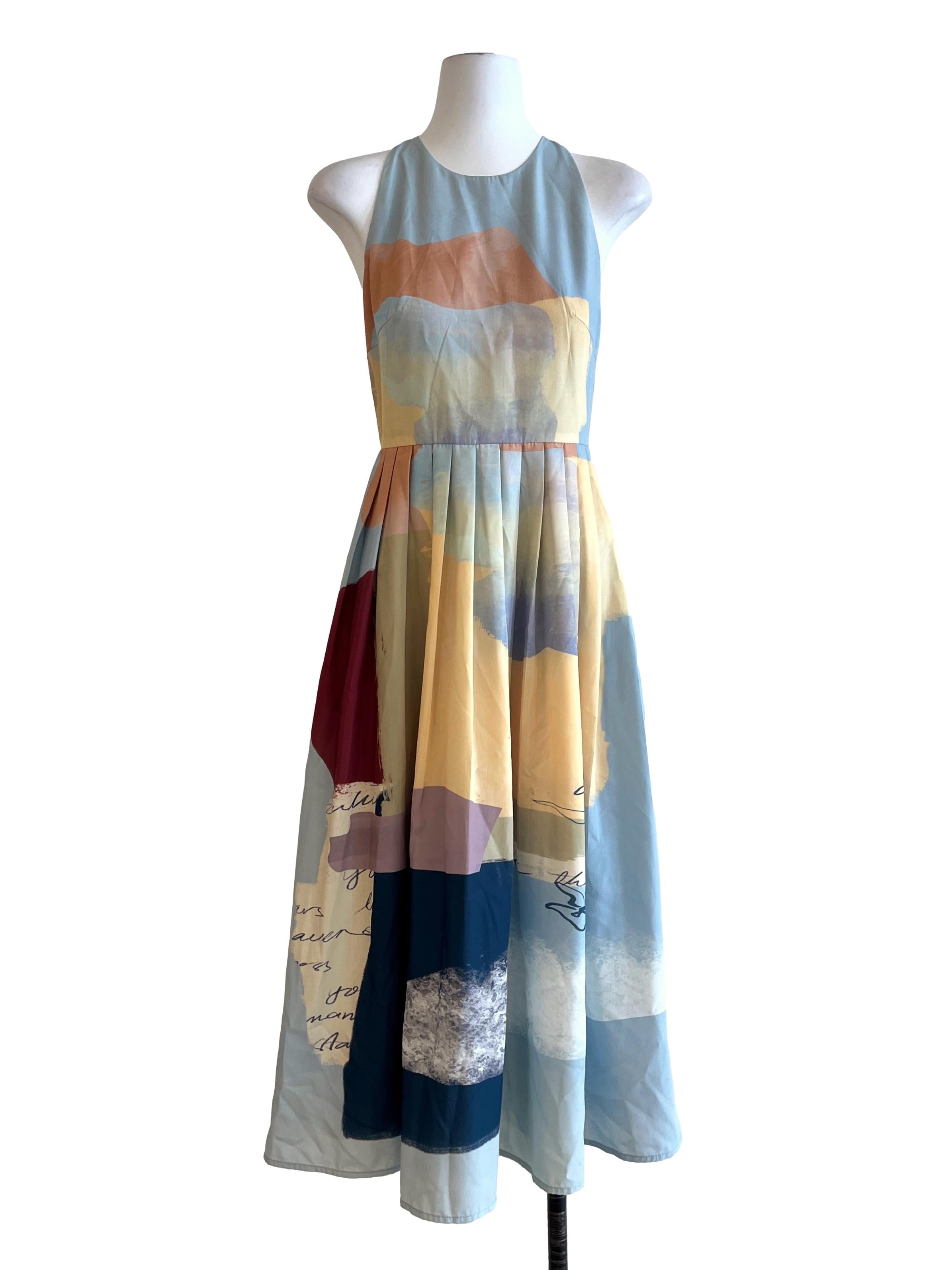 Analogue Midi Pleat Dress OSN