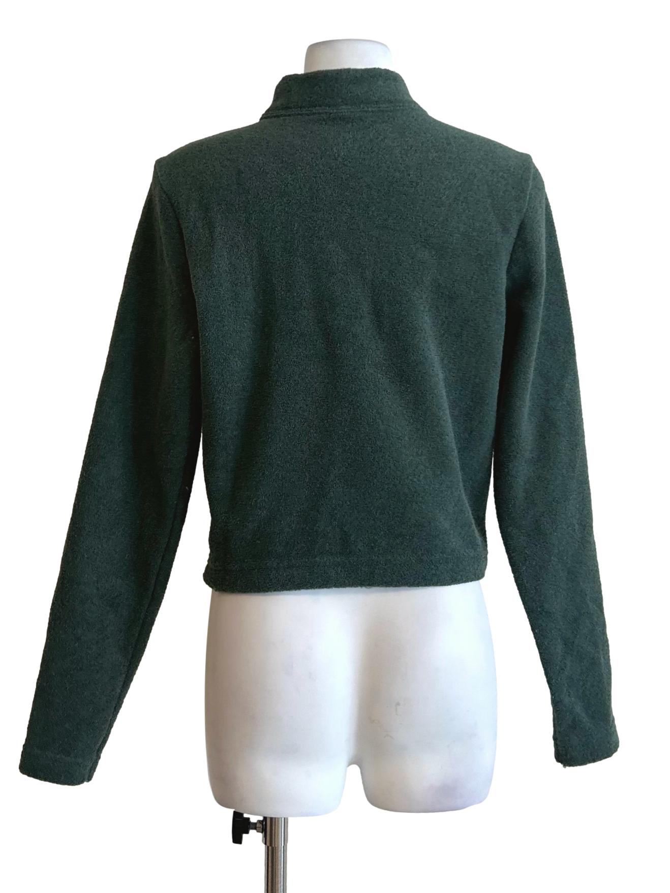 Pickle Green Collared Top
