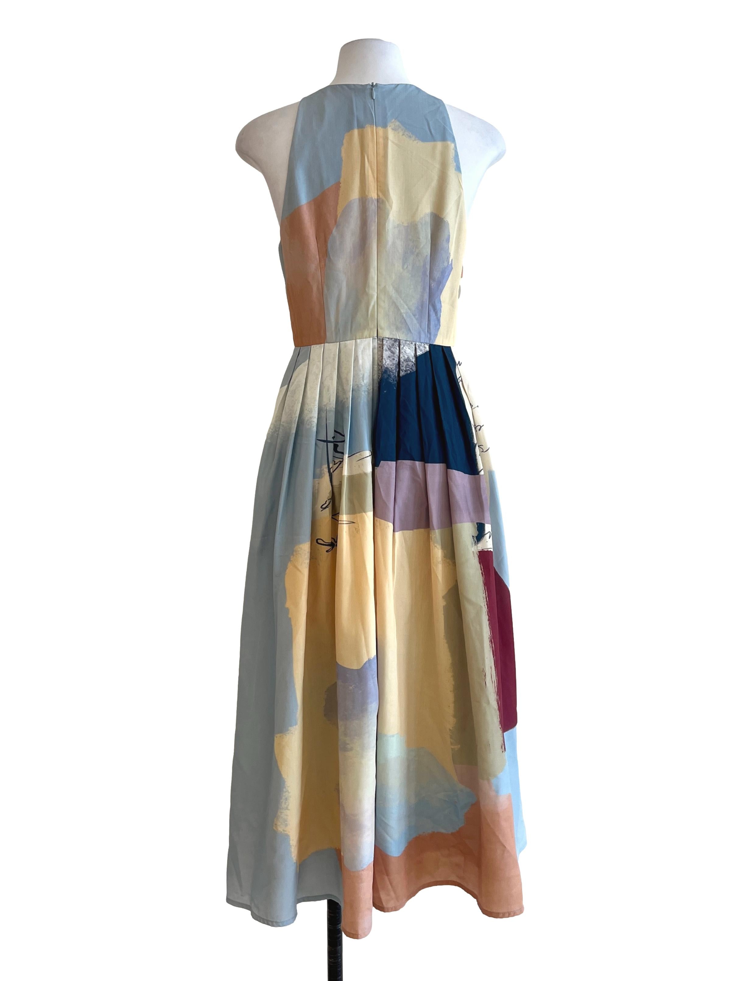 Analogue Midi Pleat Dress OSN