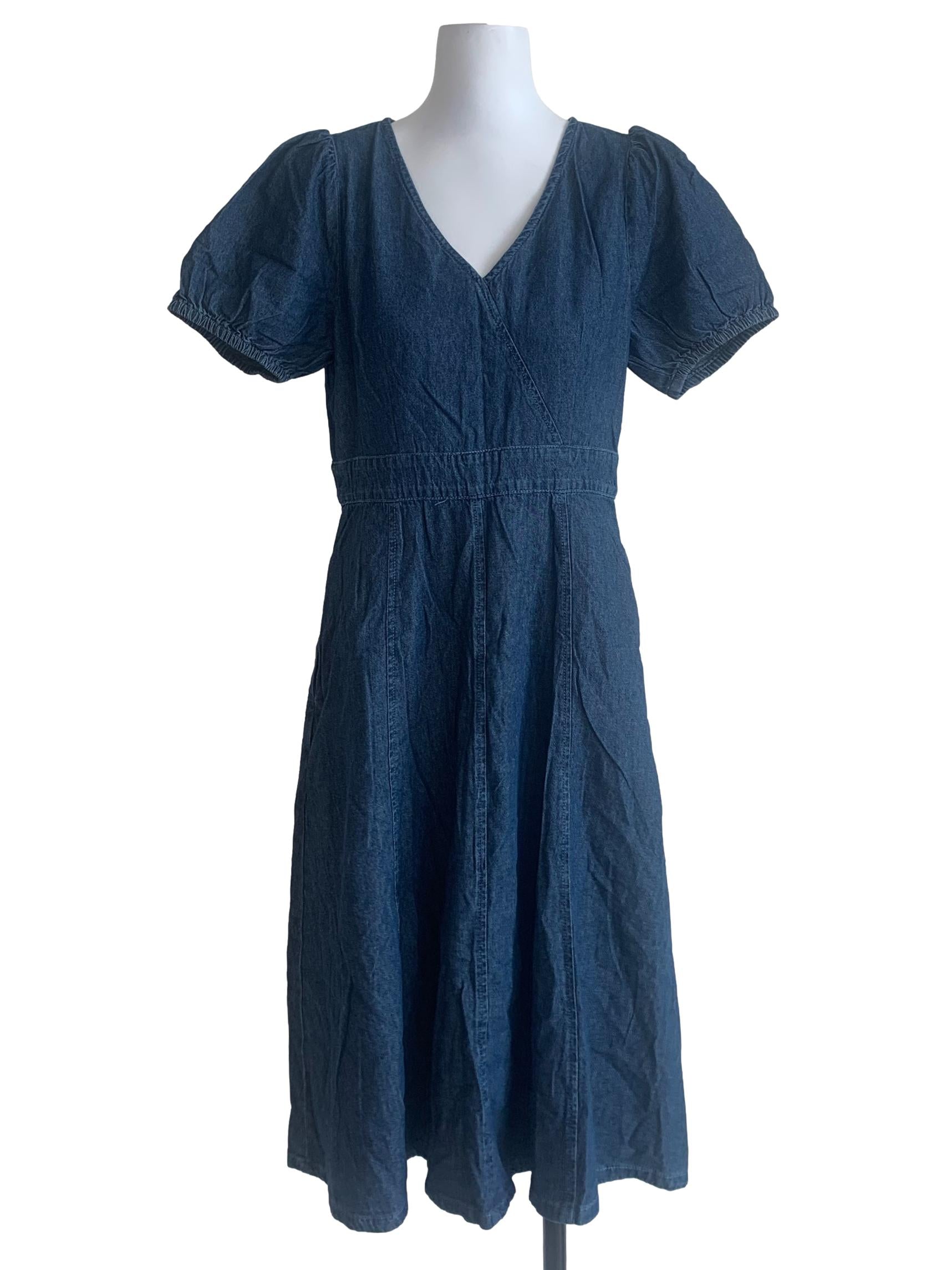 Denim Blue Empire Dress