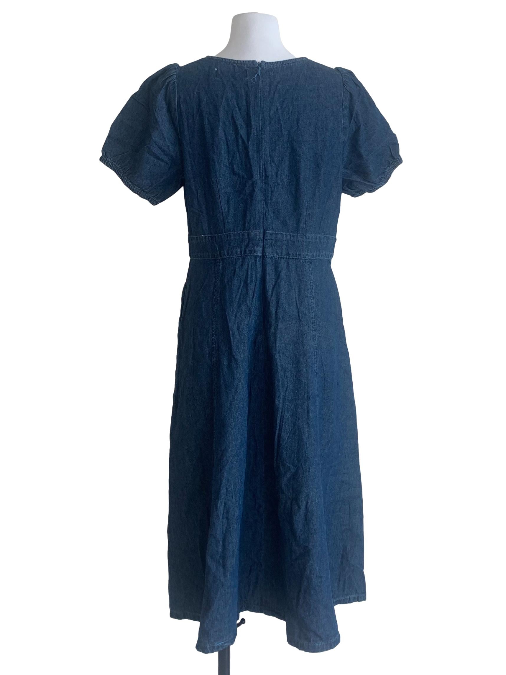 Denim Blue Empire Dress