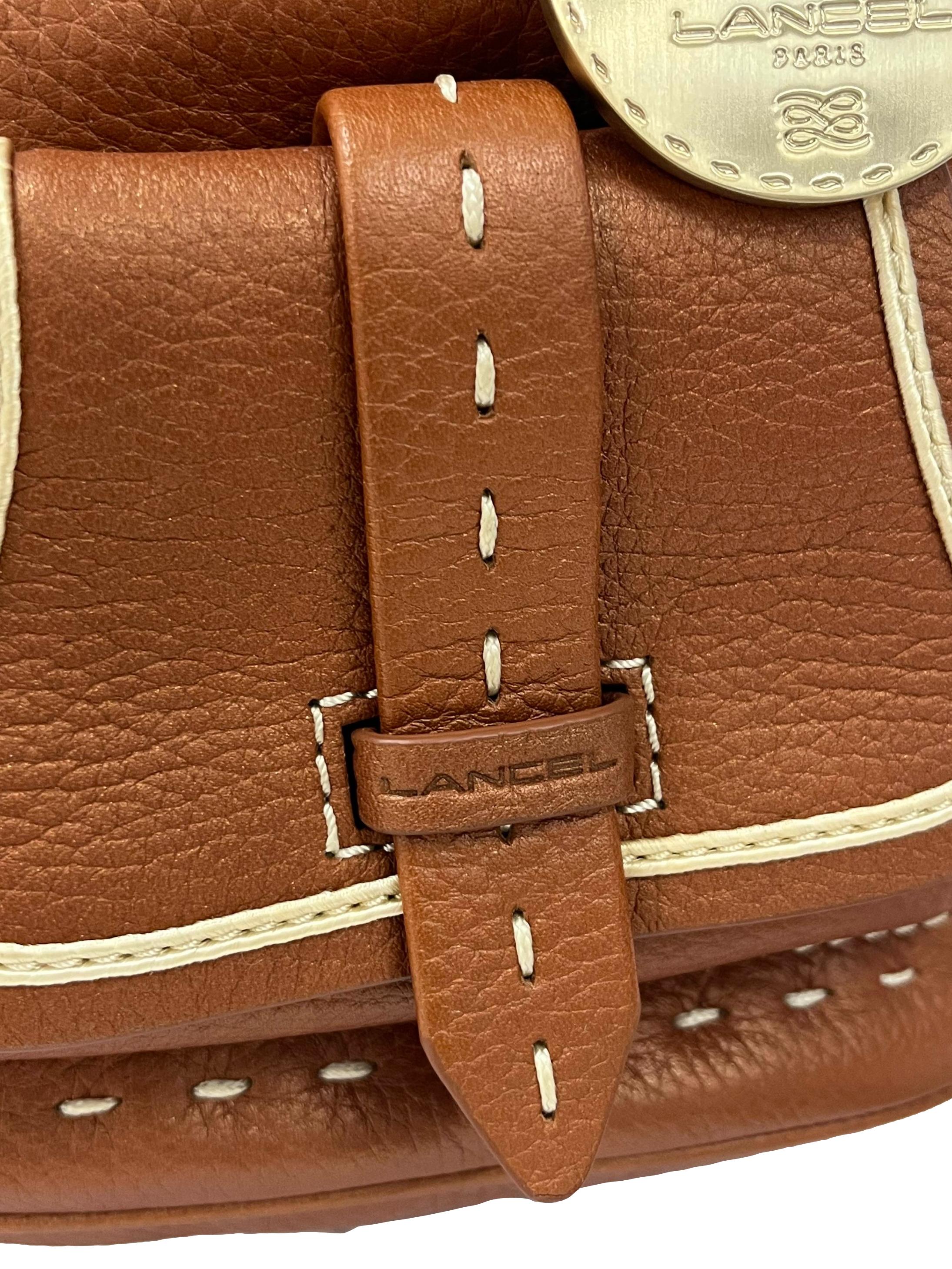 Brown Medium Premier Flirt Leather Bucket Bag