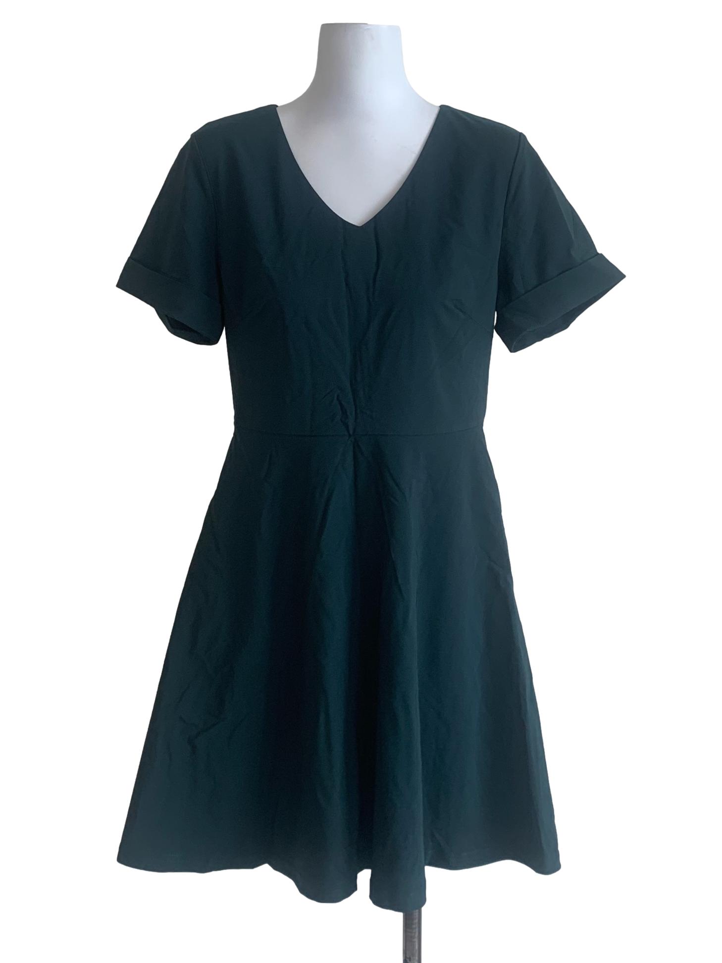 Emerald Green Empire Dress
