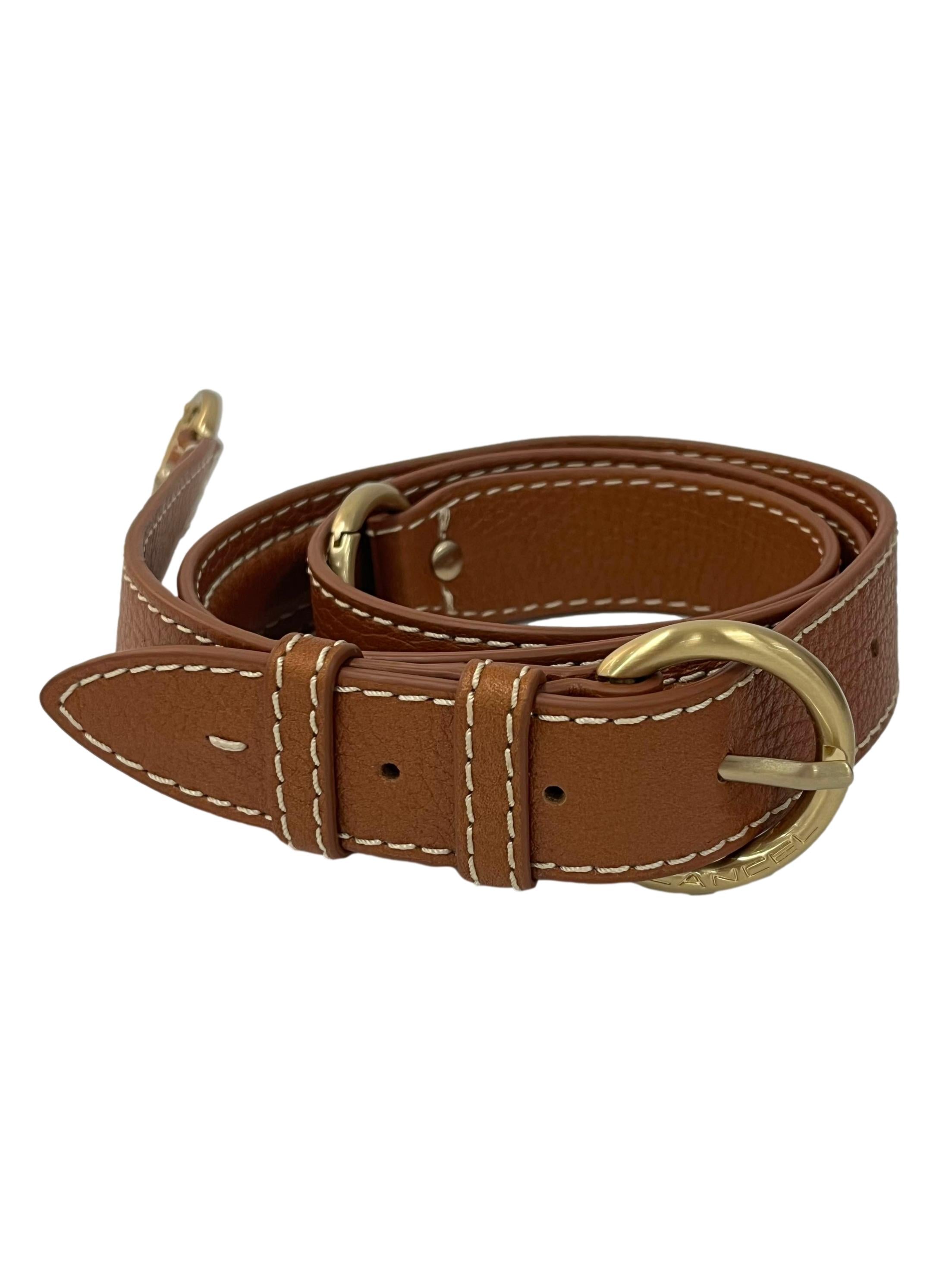 Brown Medium Premier Flirt Leather Bucket Bag