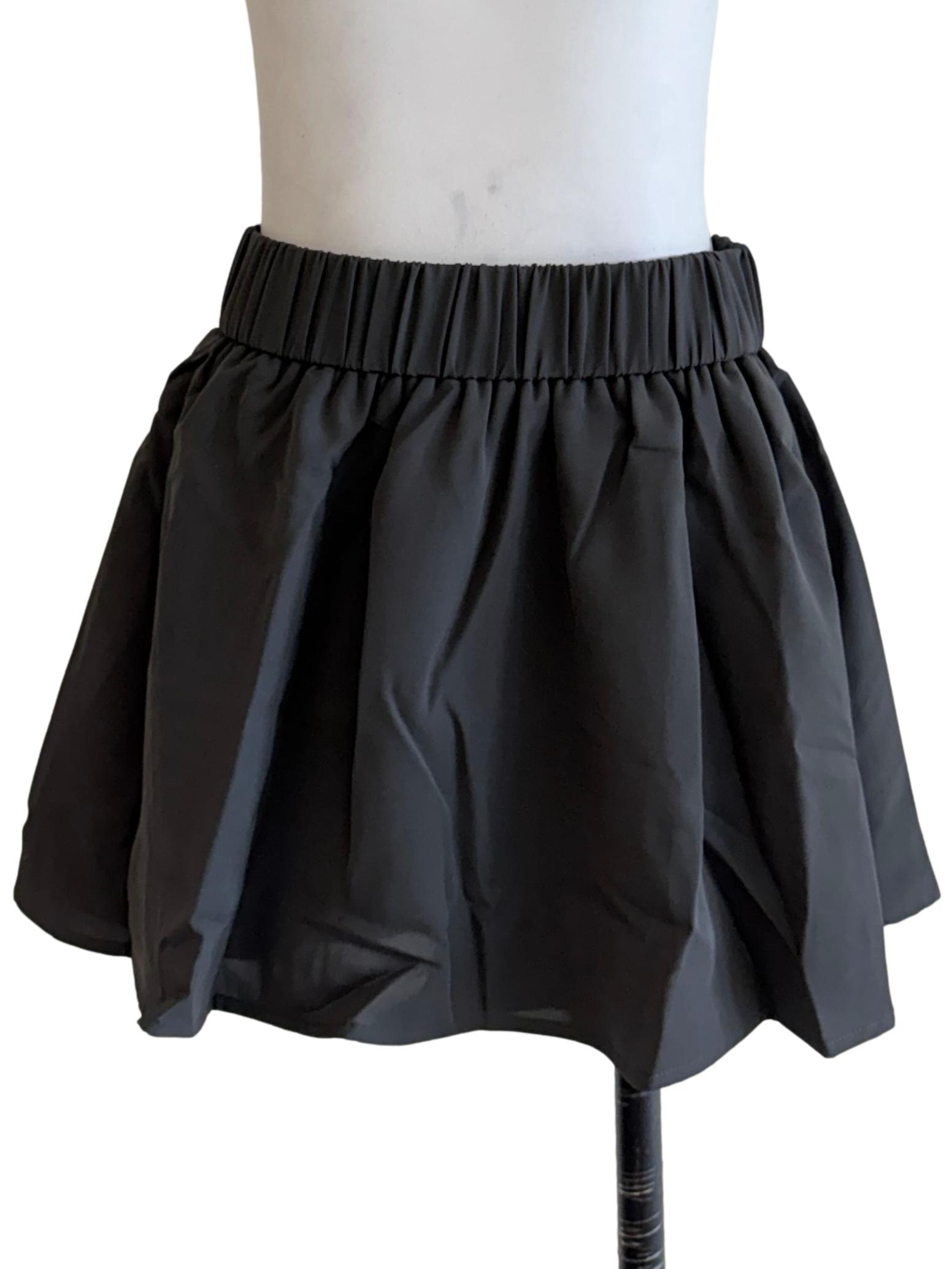 Iron Grey Casual Skirt